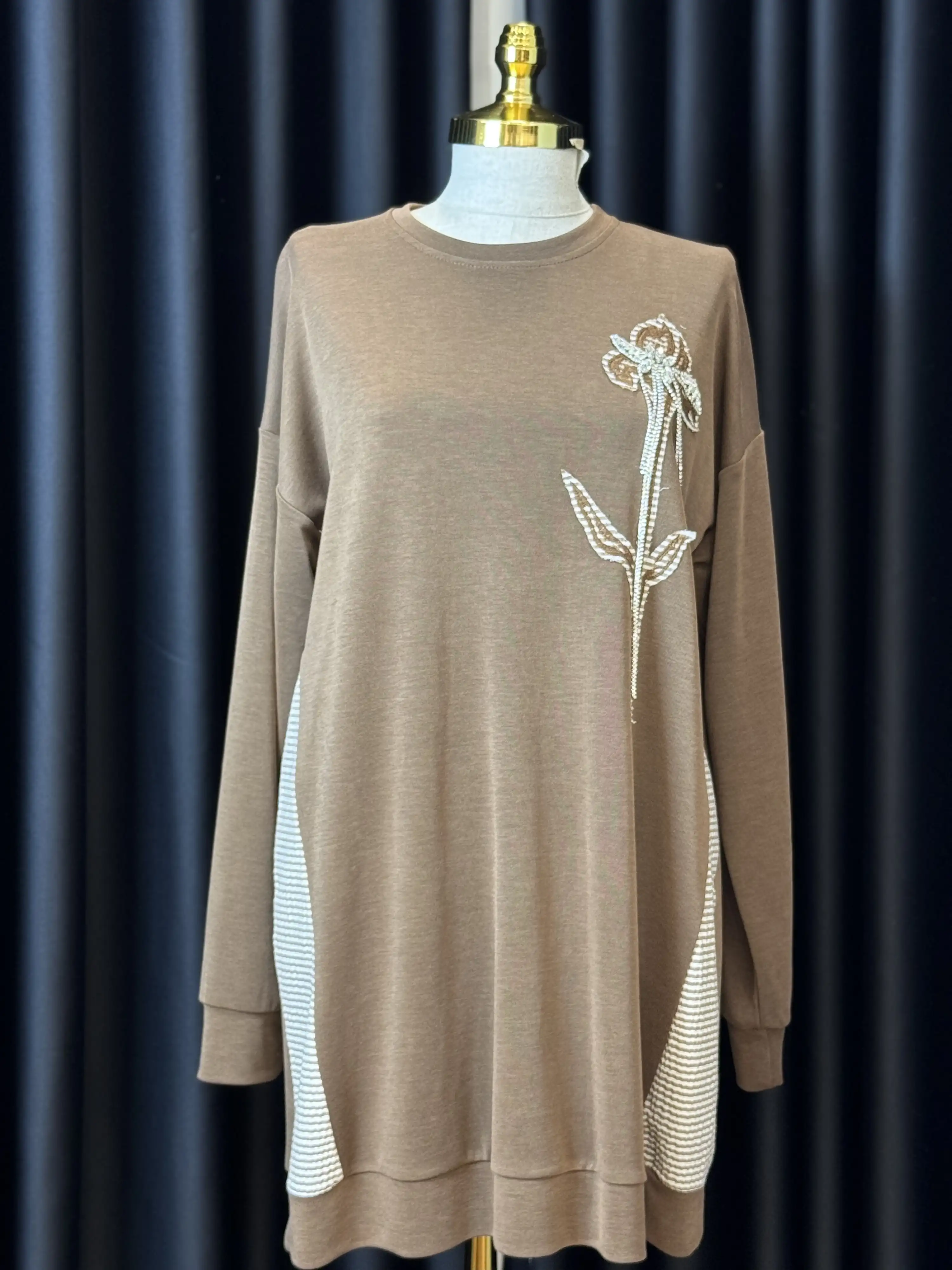 FUAT GÜRŞEN Kahve Renk Tunik