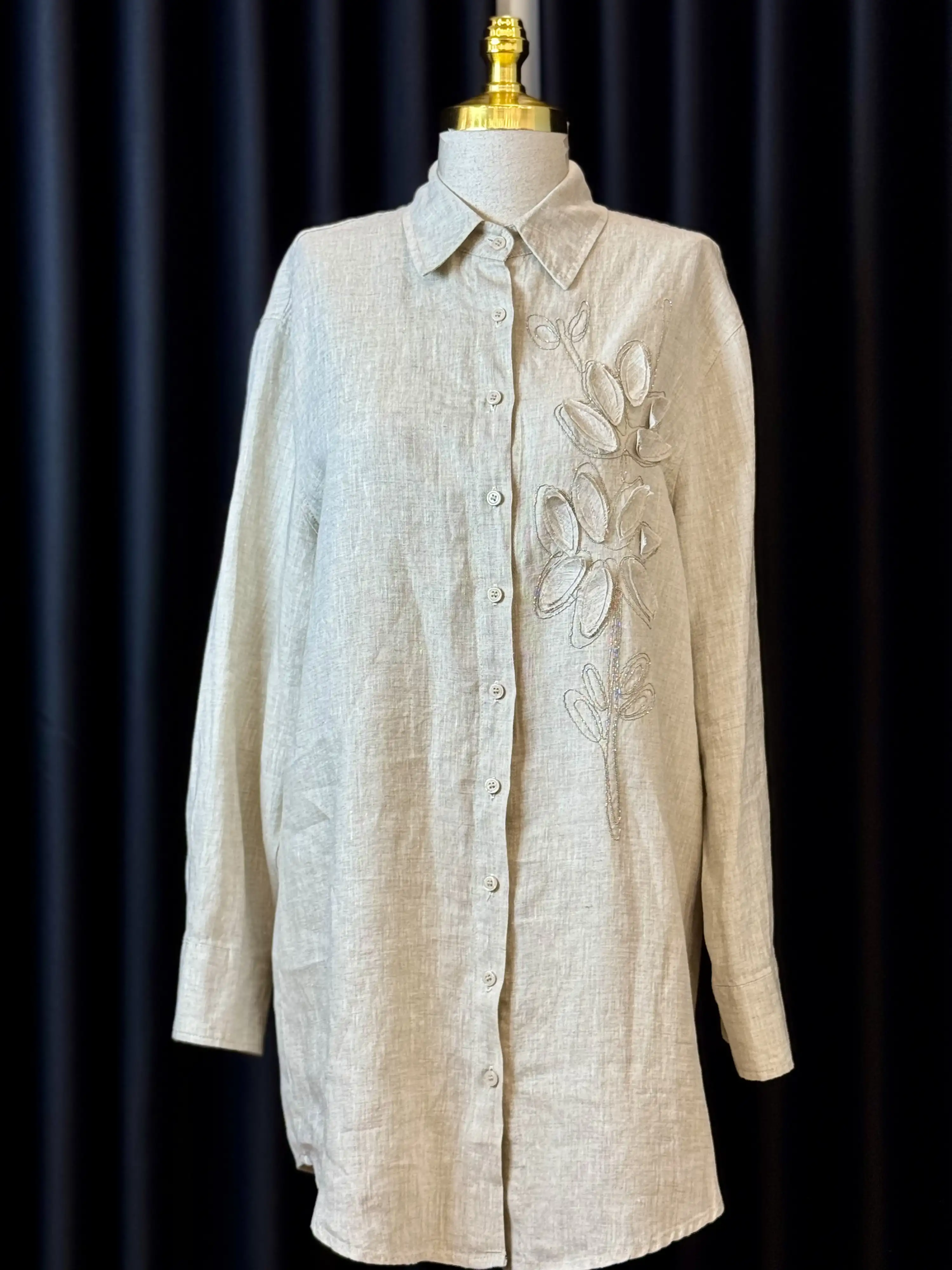 FUAT GÜRŞEN Bej Renk Tunik