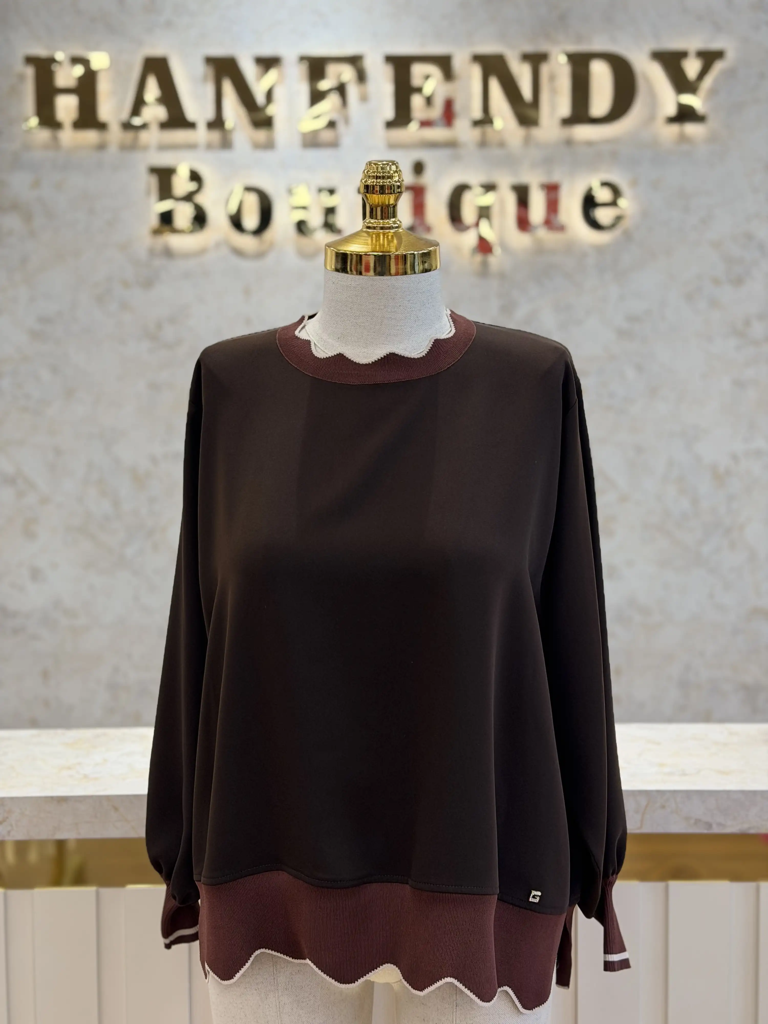 GHİSA Kahve Renk Tunik