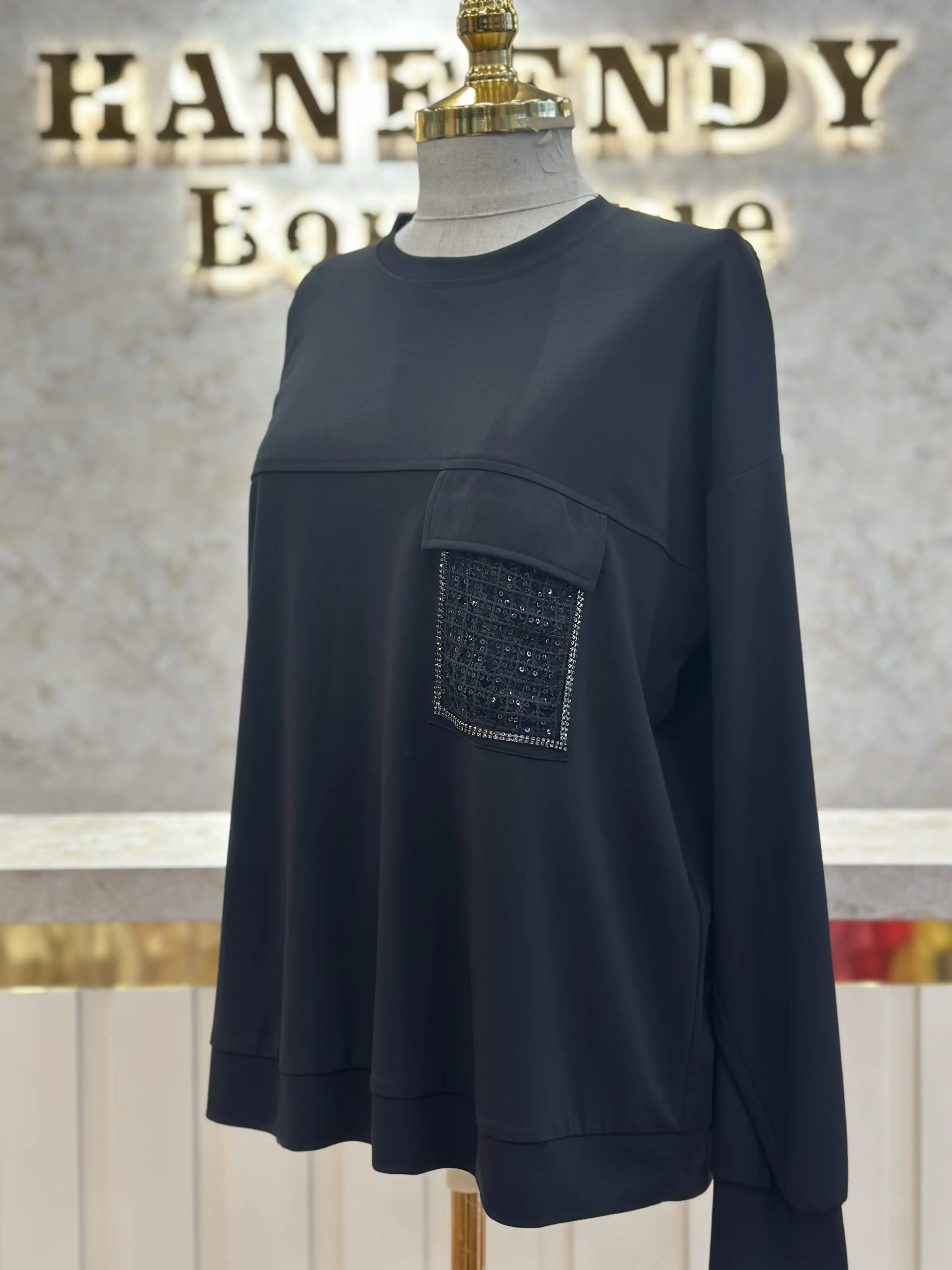 FUAT GÜRŞEN Siyah Renk Tunik