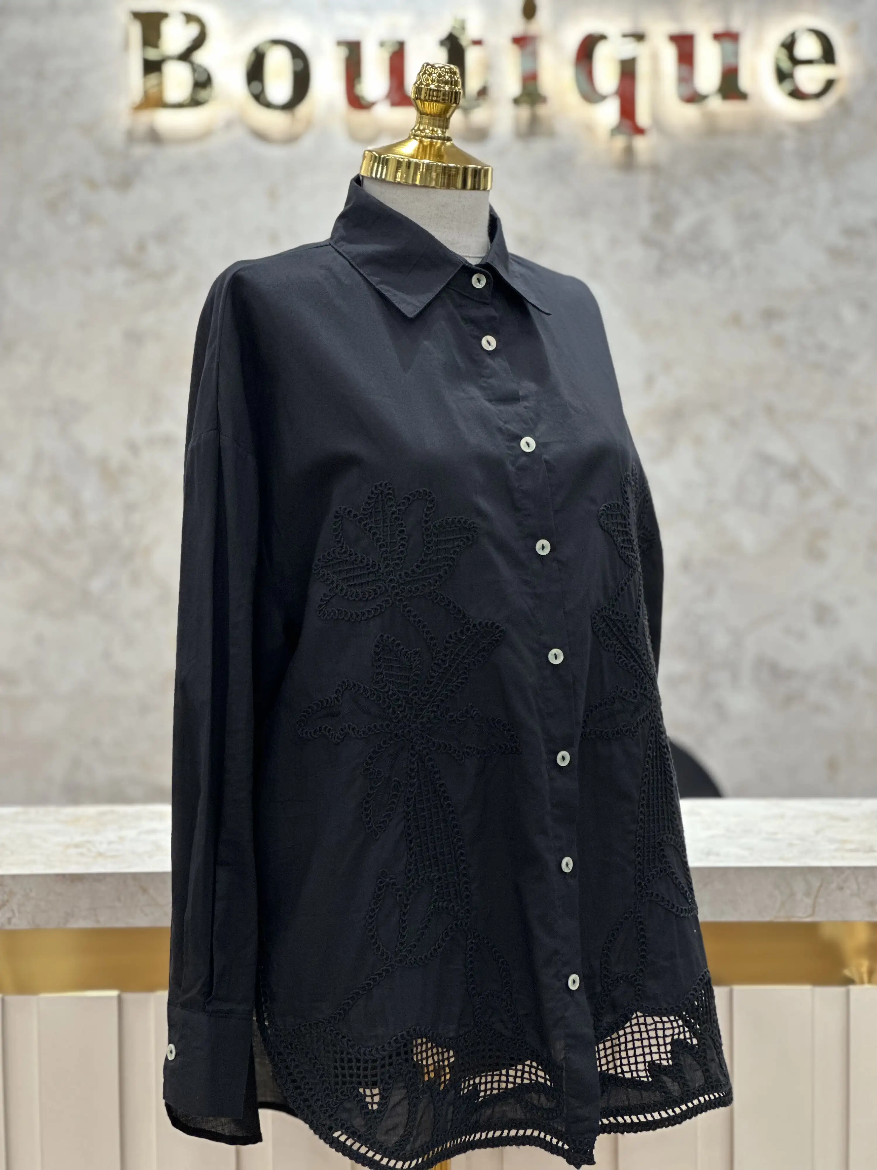 GHİSA Siyah Renk Tunik