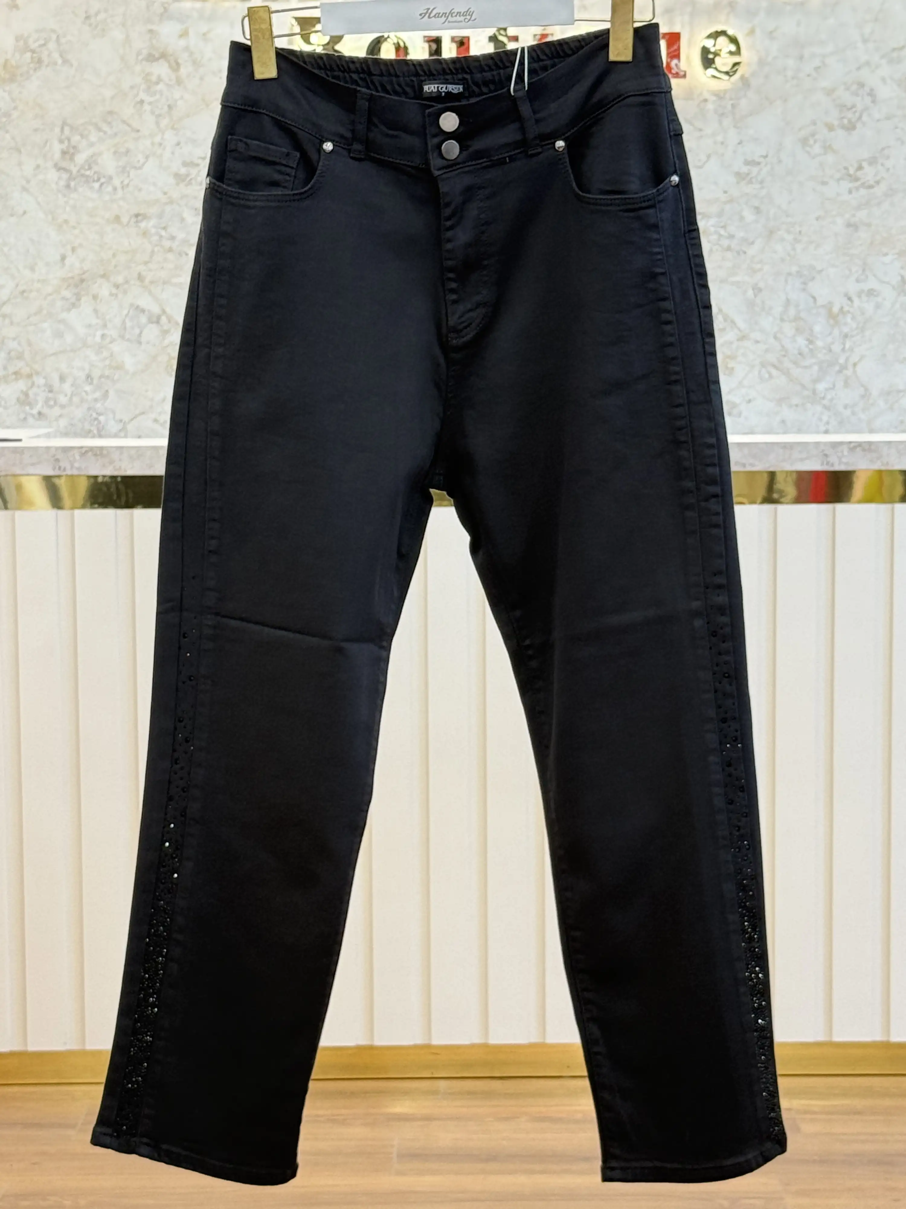 FUAT GÜRŞEN Siyah Pantolon