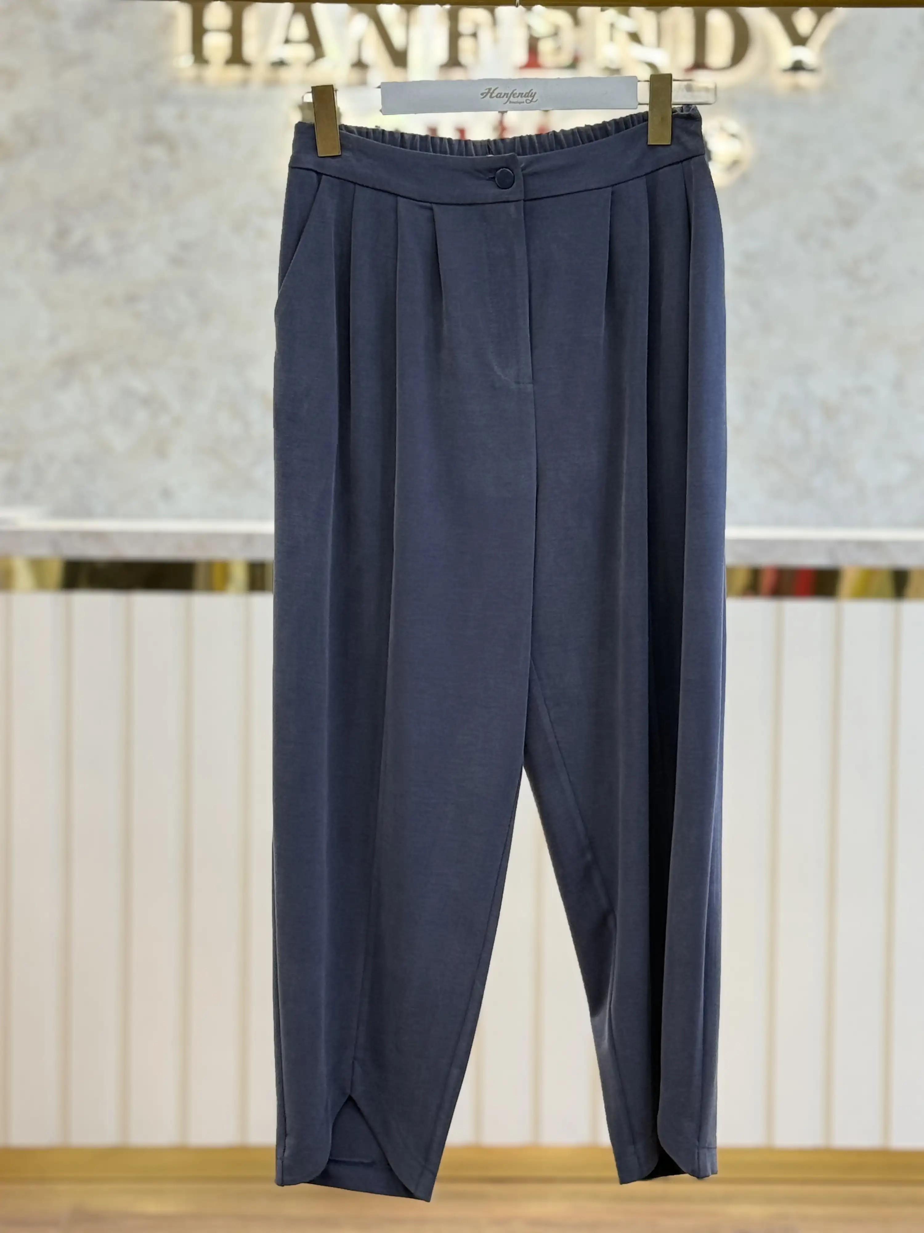 SENTEZ Gri Renk Bellis V Paça Pantolon