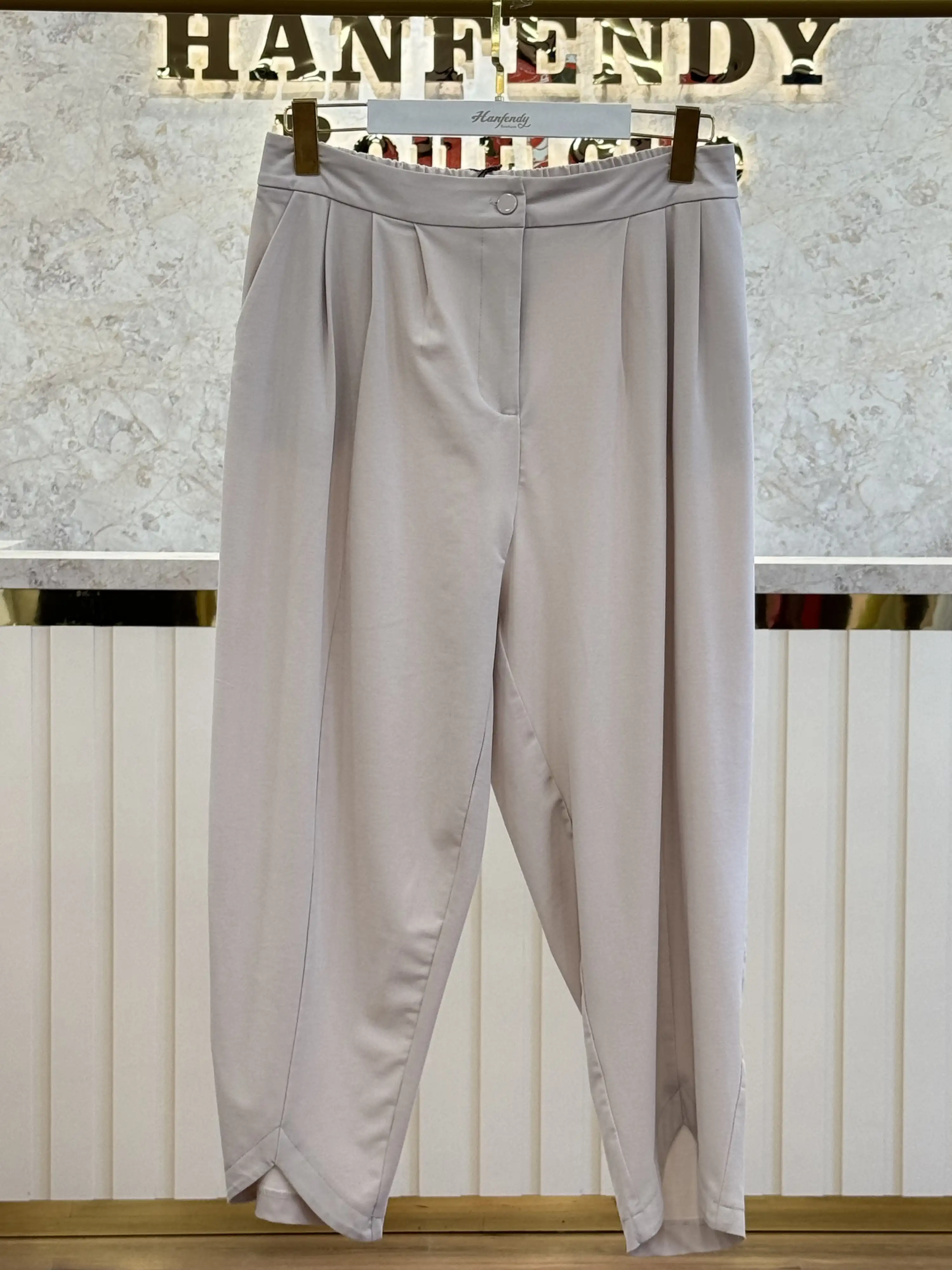 SENTEZ Taş Renk Bellis V Paça Pantolon