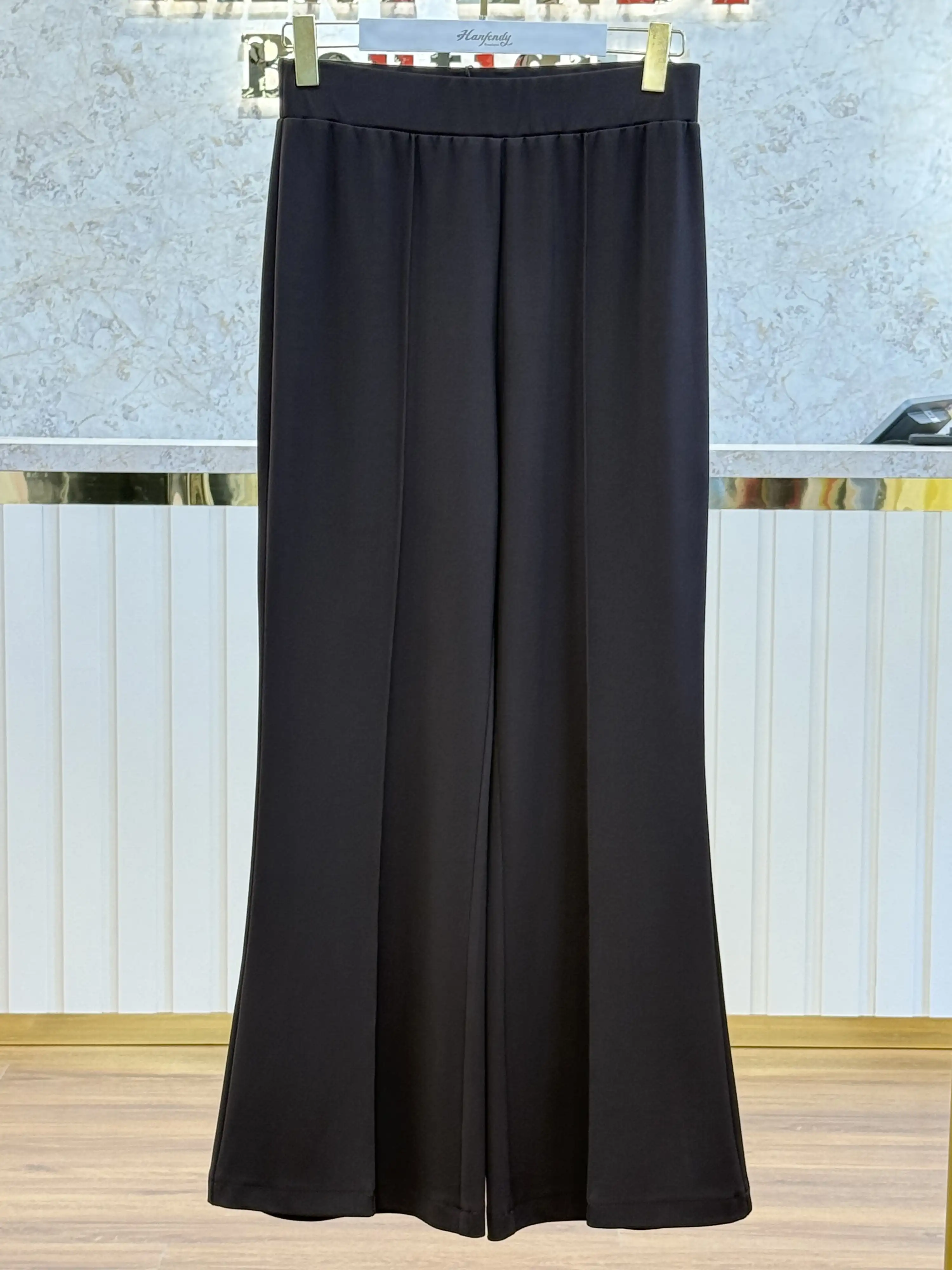 SENTEZ Kahve Renk İspanyol Paça Pantolon