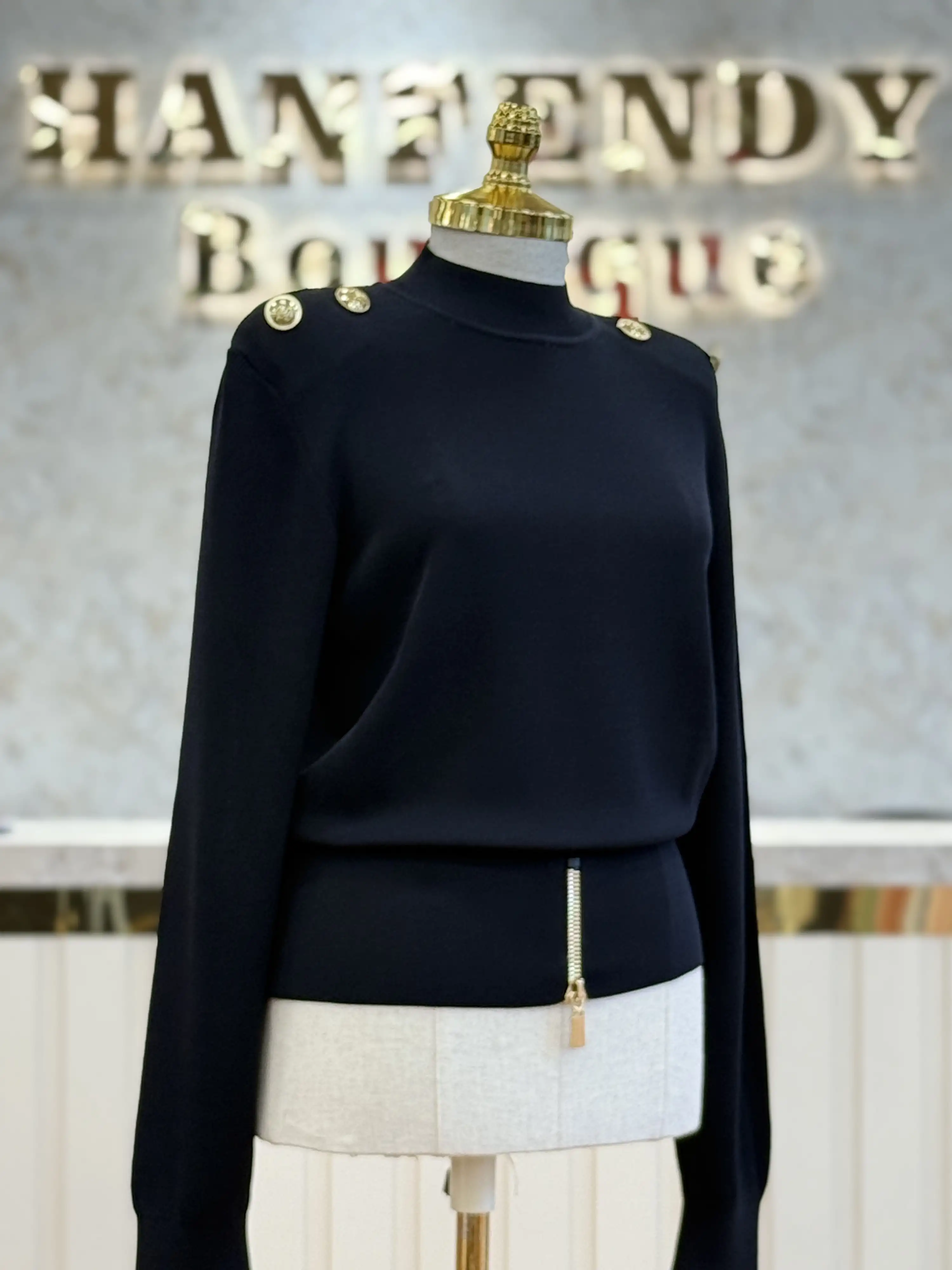 GHİSA Siyah Renk Tunik