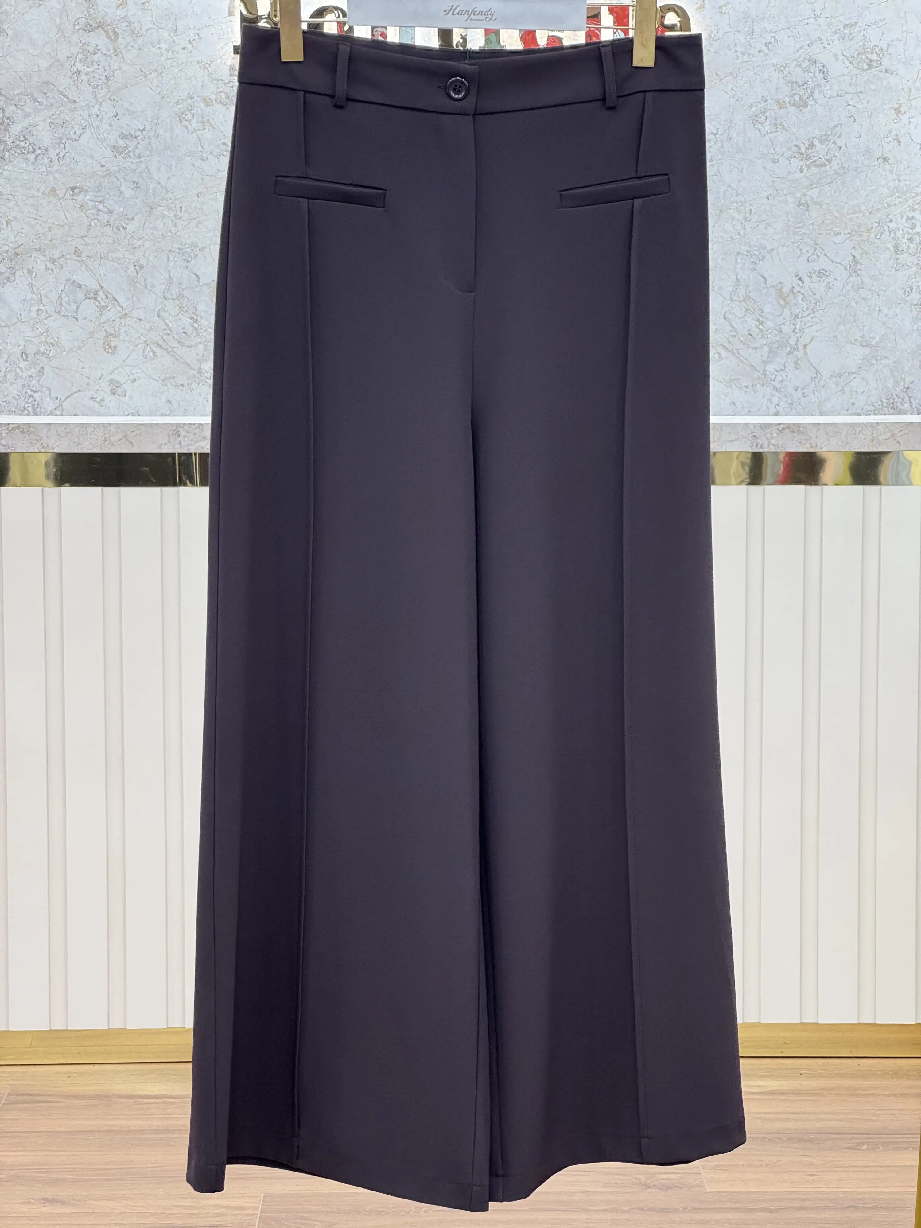 SENTEZ Kahve Renk Florida Nervürlü Pantolon