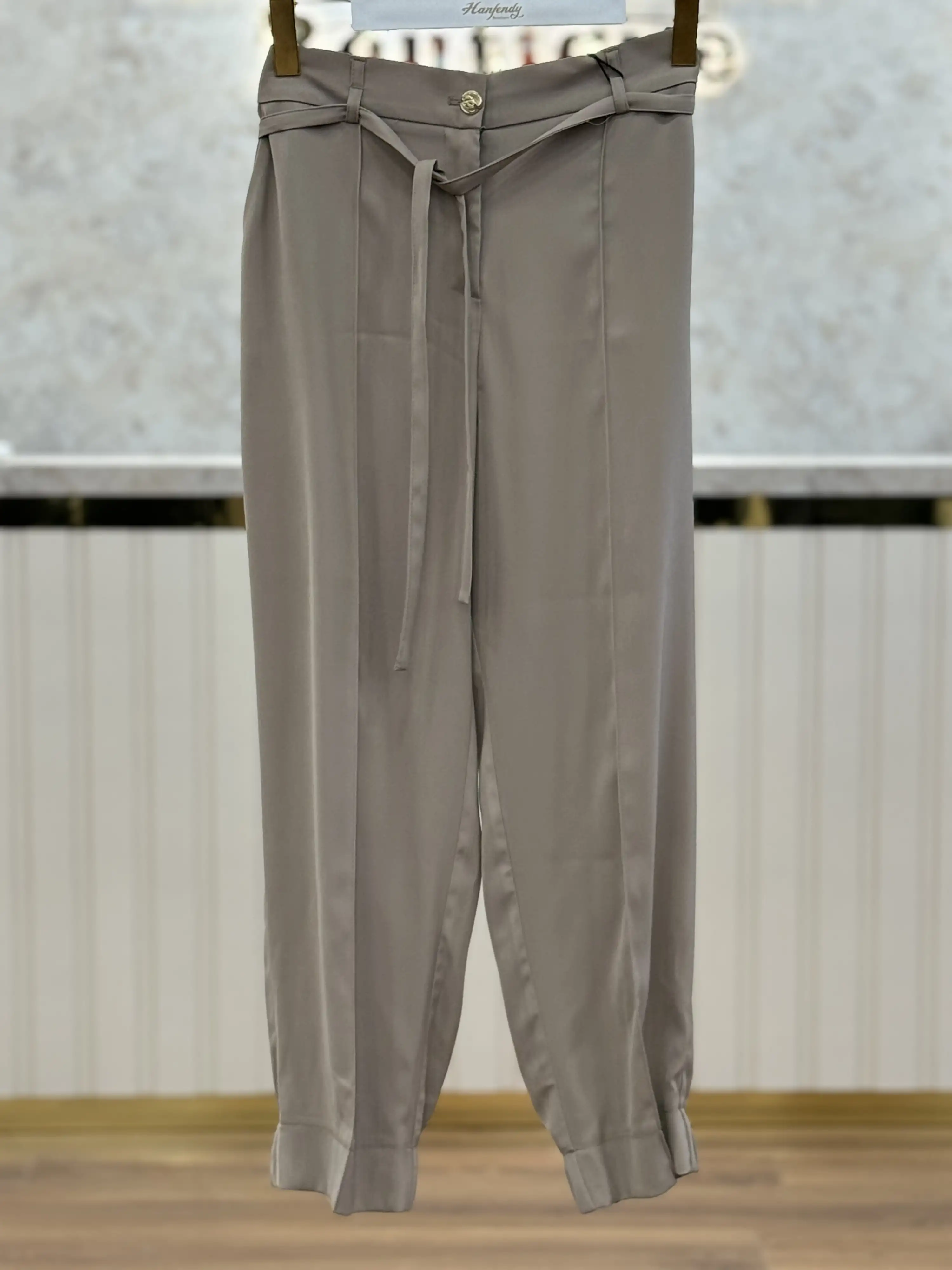 SENTEZ Taş Renk Sidney Önü Arkası Nevlülü Pantolon