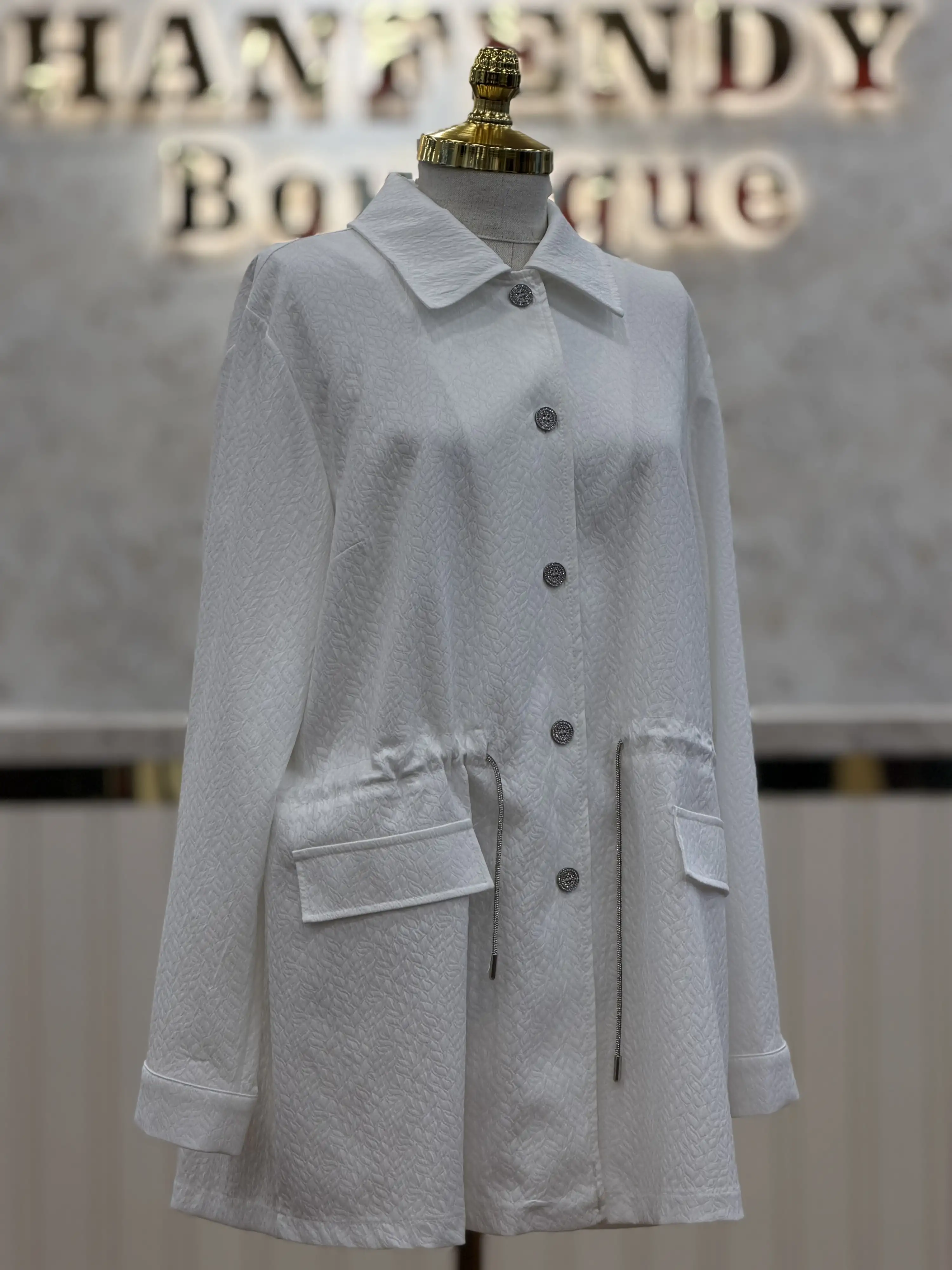 FUAT GÜRŞEN Ekru Renk Kap