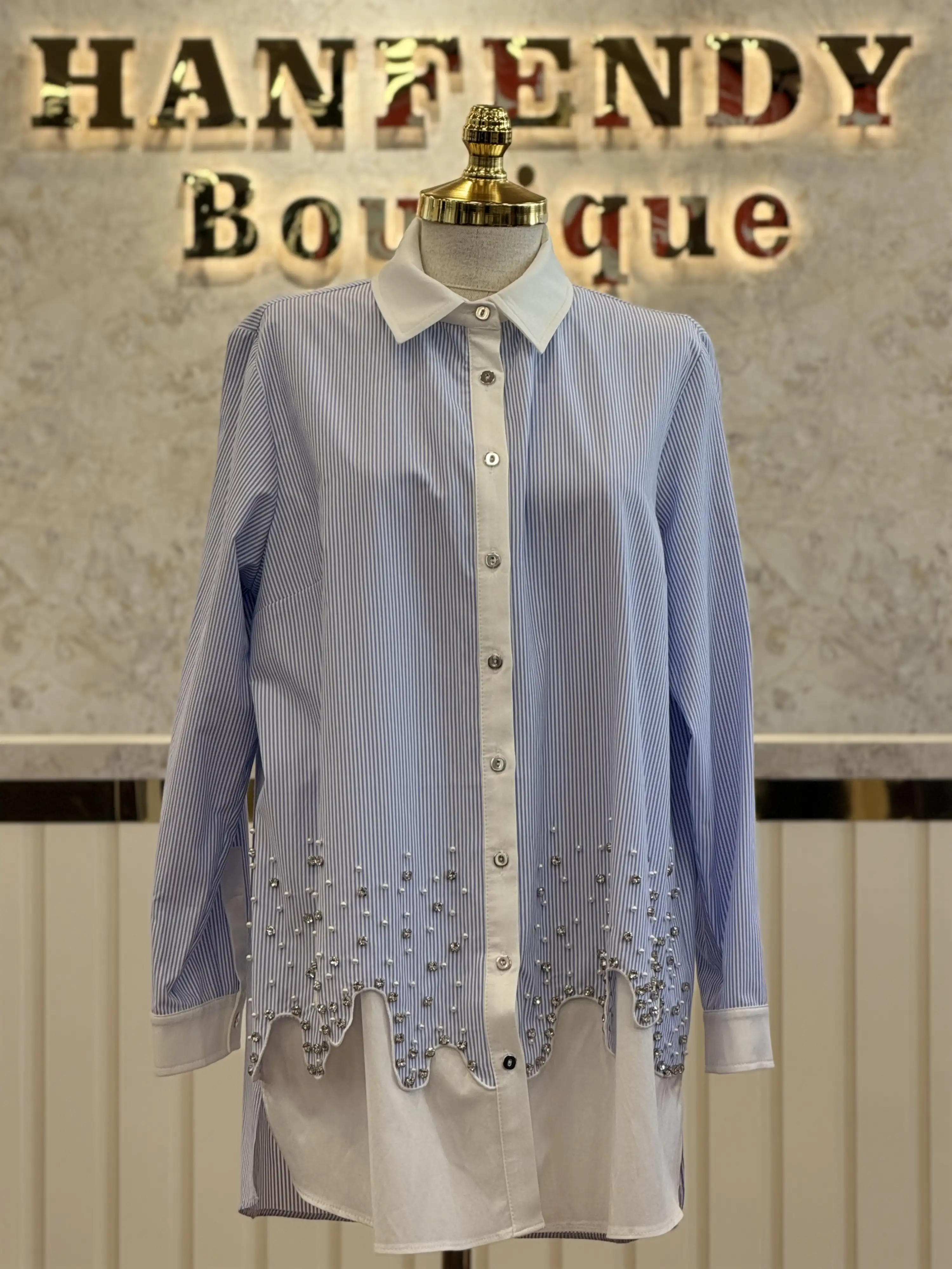 FUAT GÜRŞEN Bebe Mavi Renk Tunik