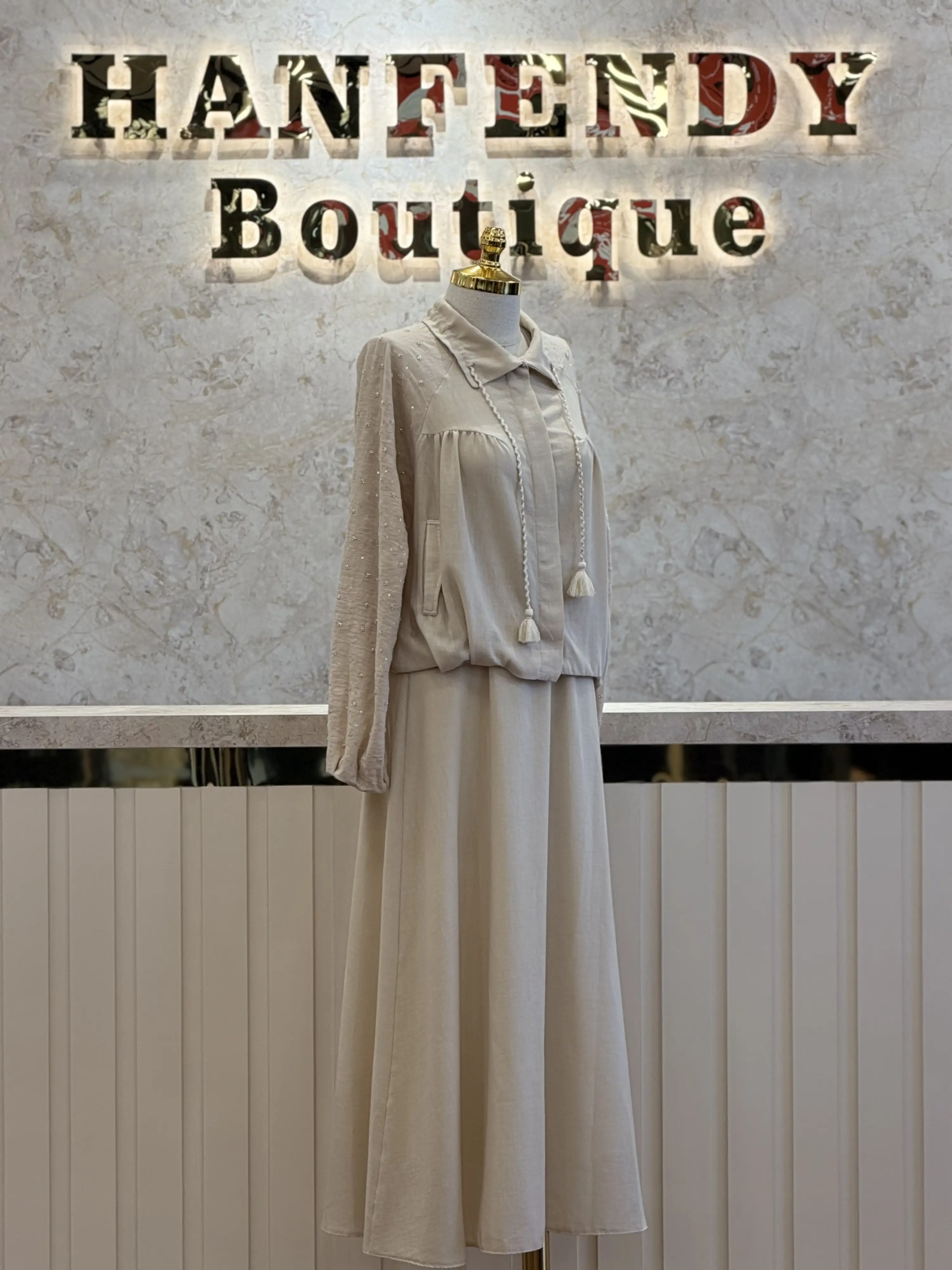 FUAT GÜRŞEN Bej Renk Takım