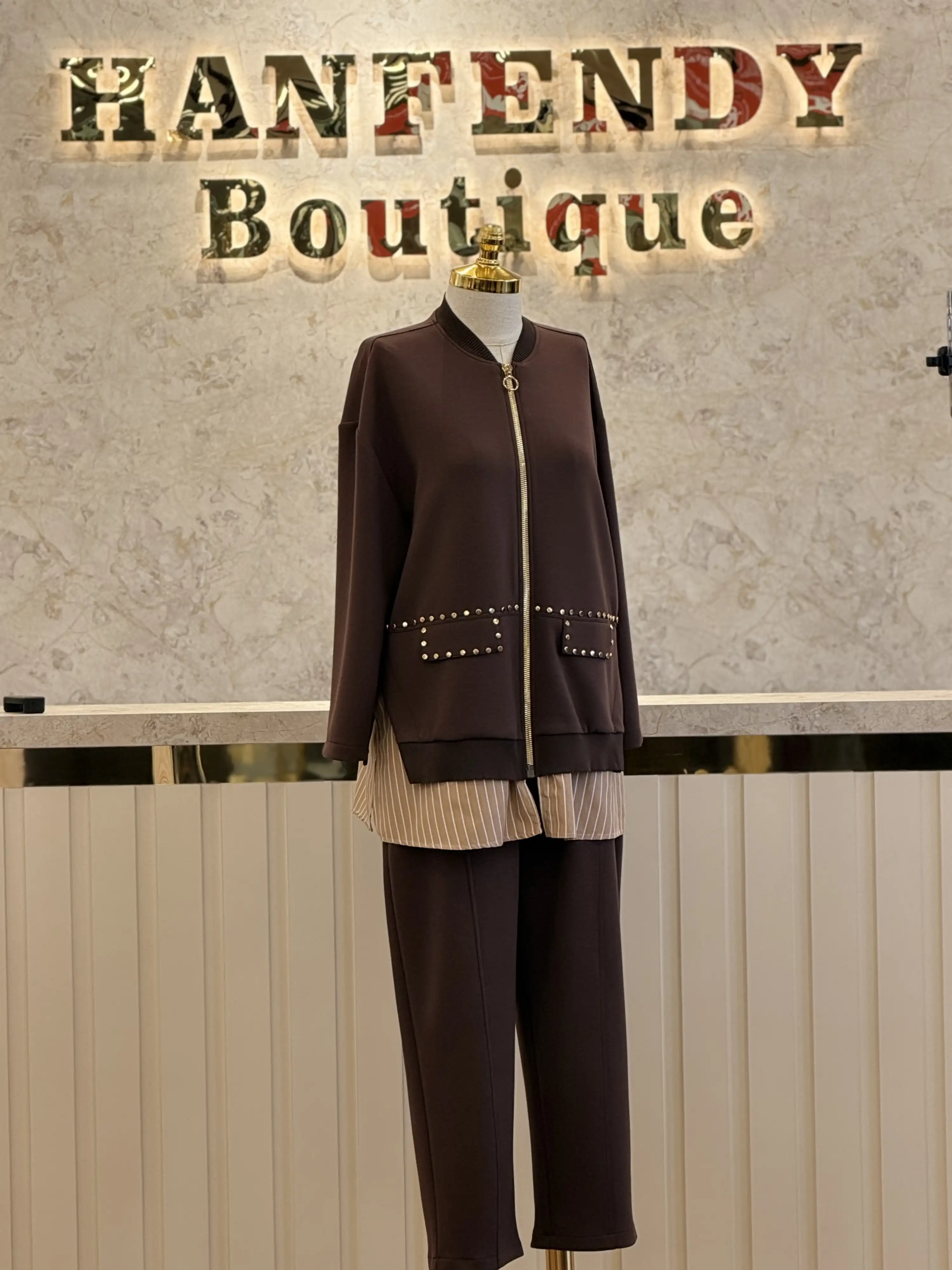 GHİSA Kahve Renk Takım