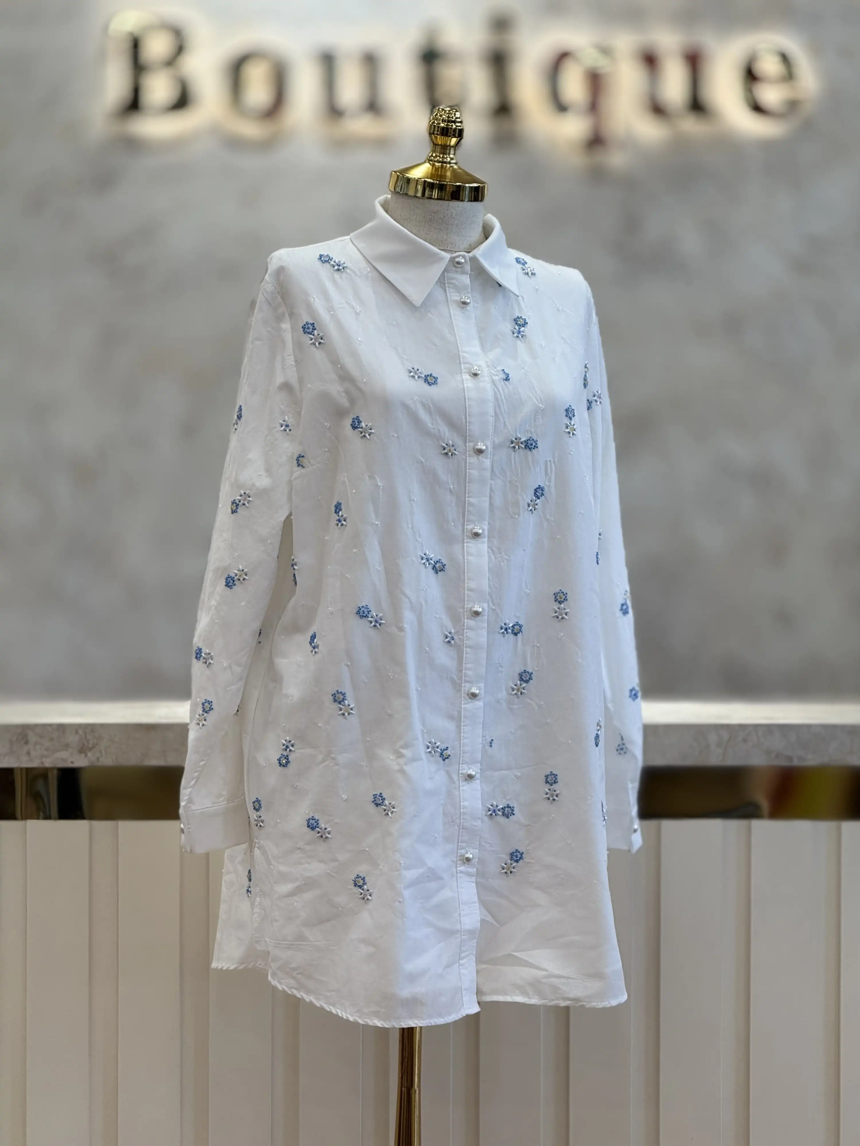 FUAT GÜRŞEN Ekru Renk Tunik