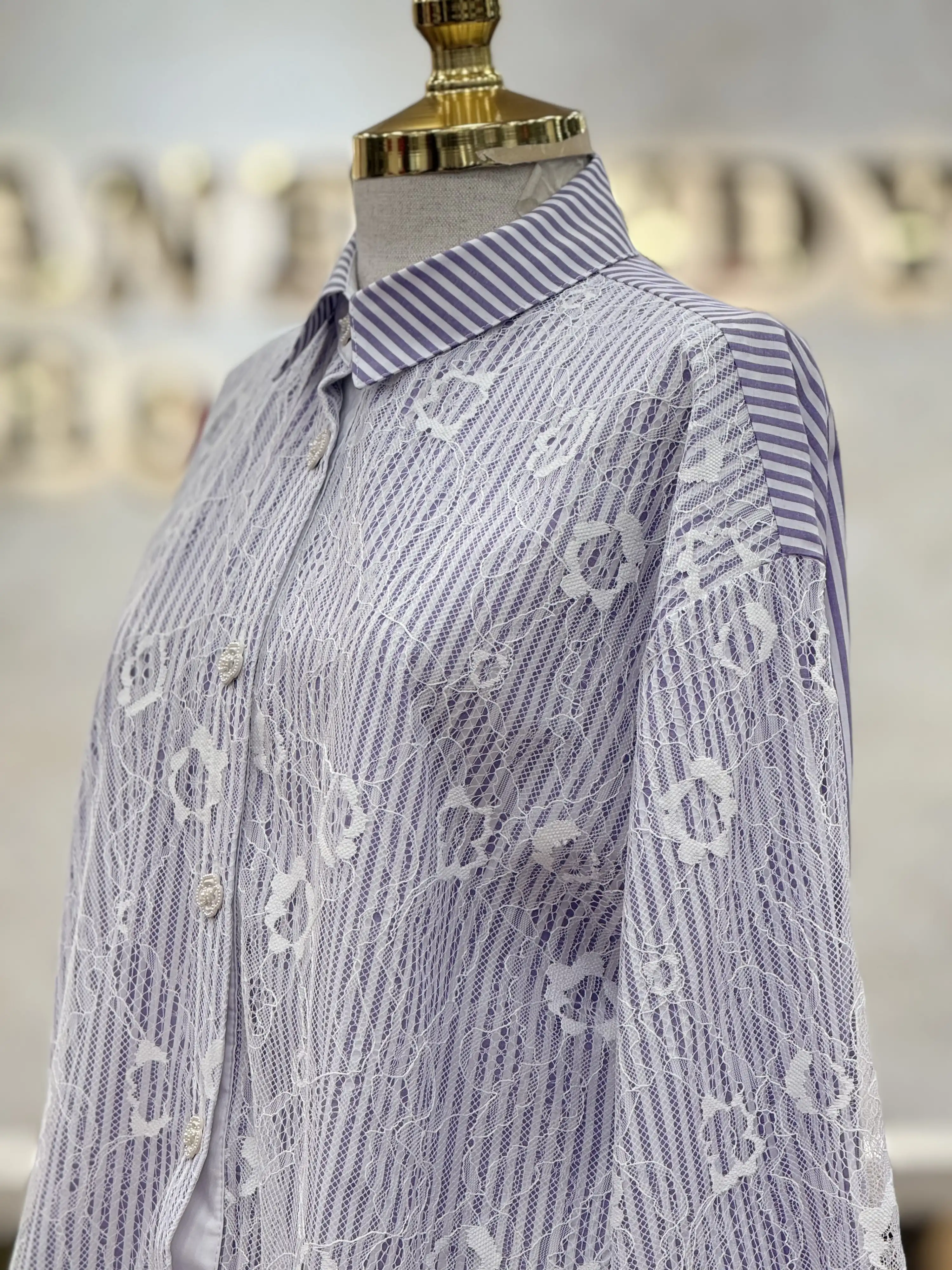 GHİSA Lila Renk Tunik