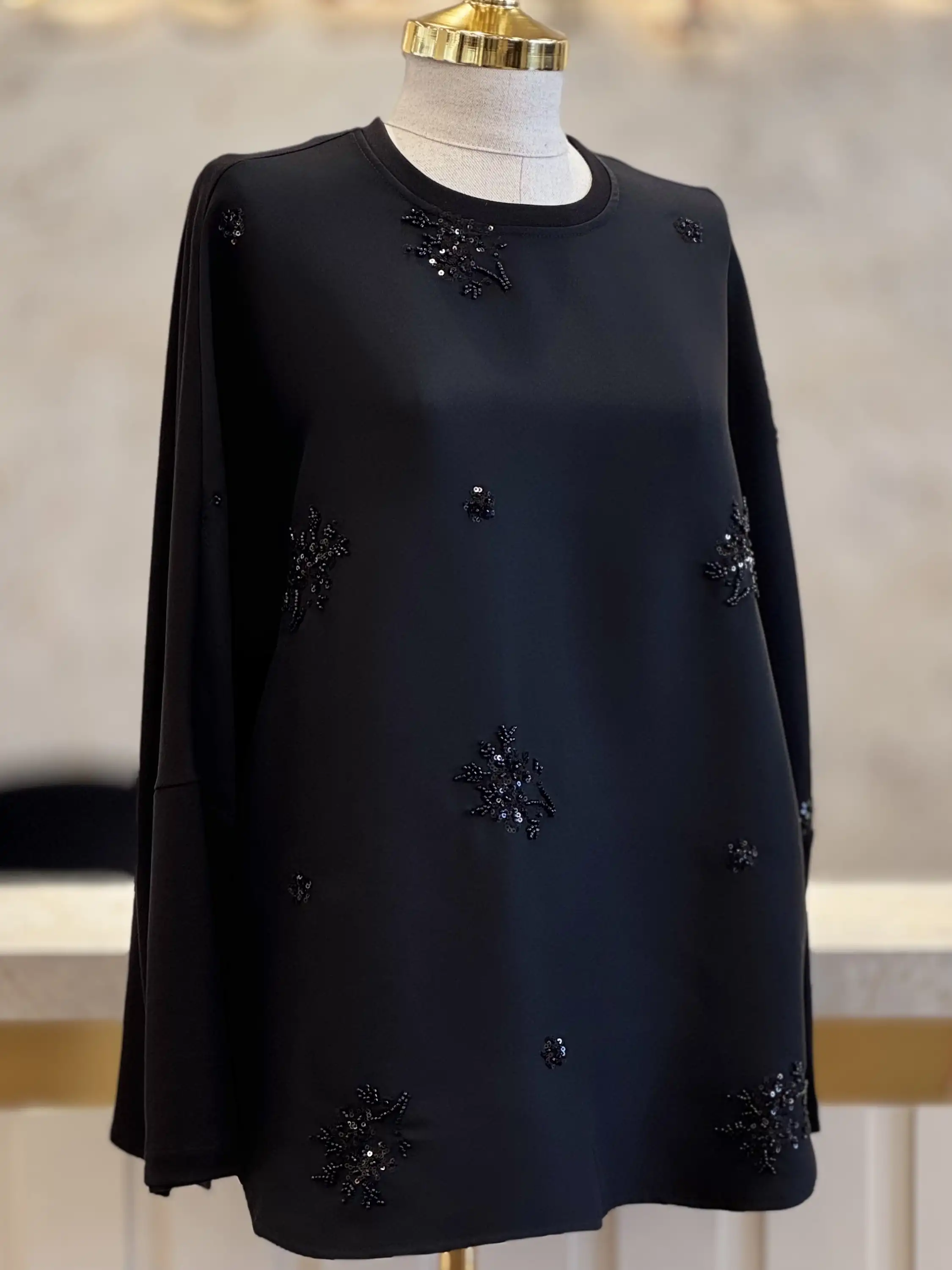 Fuat Gürşen Siyah Renk Tunik