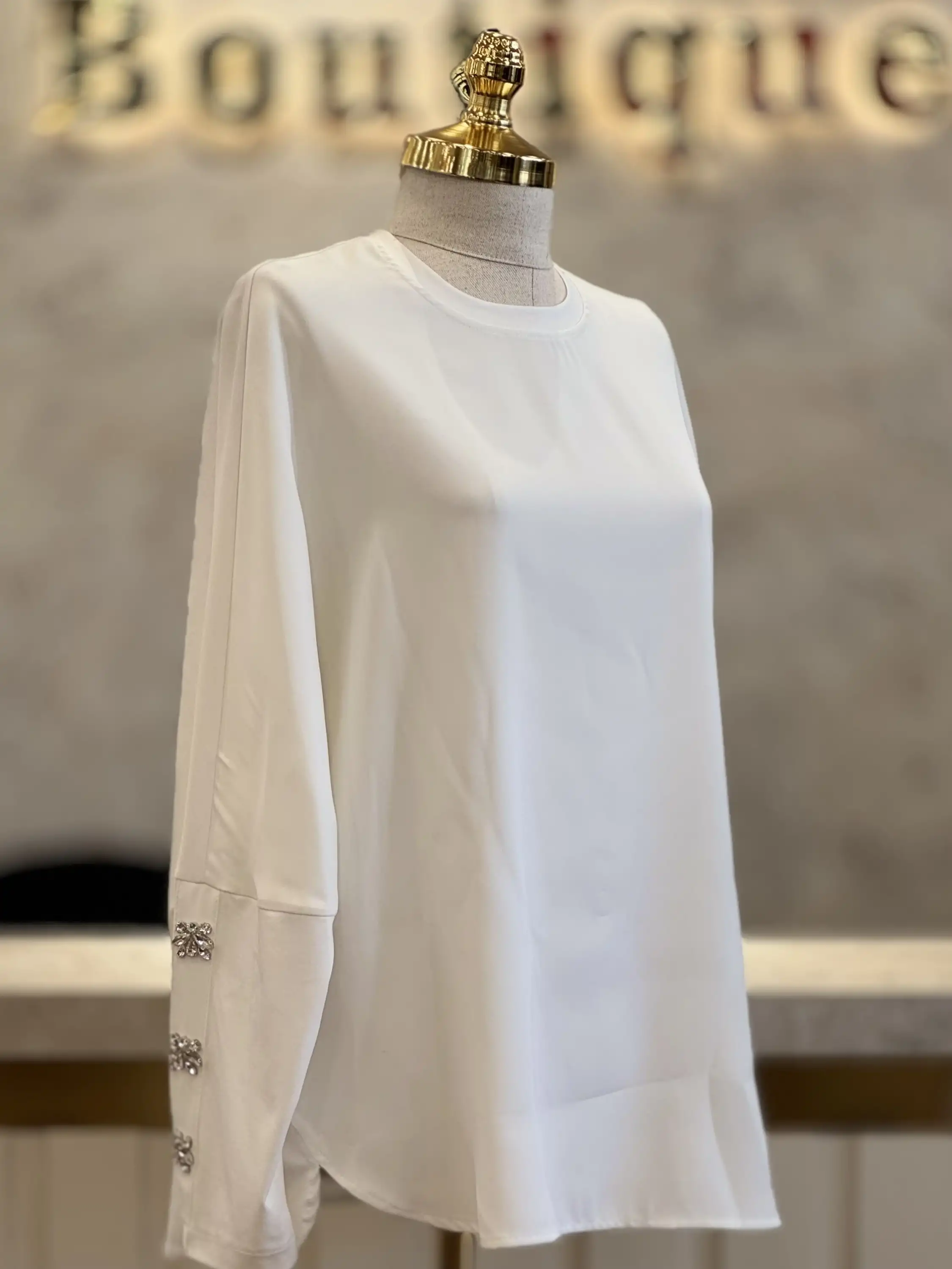 FUAT GÜRŞEN Ekru Renk Bluz