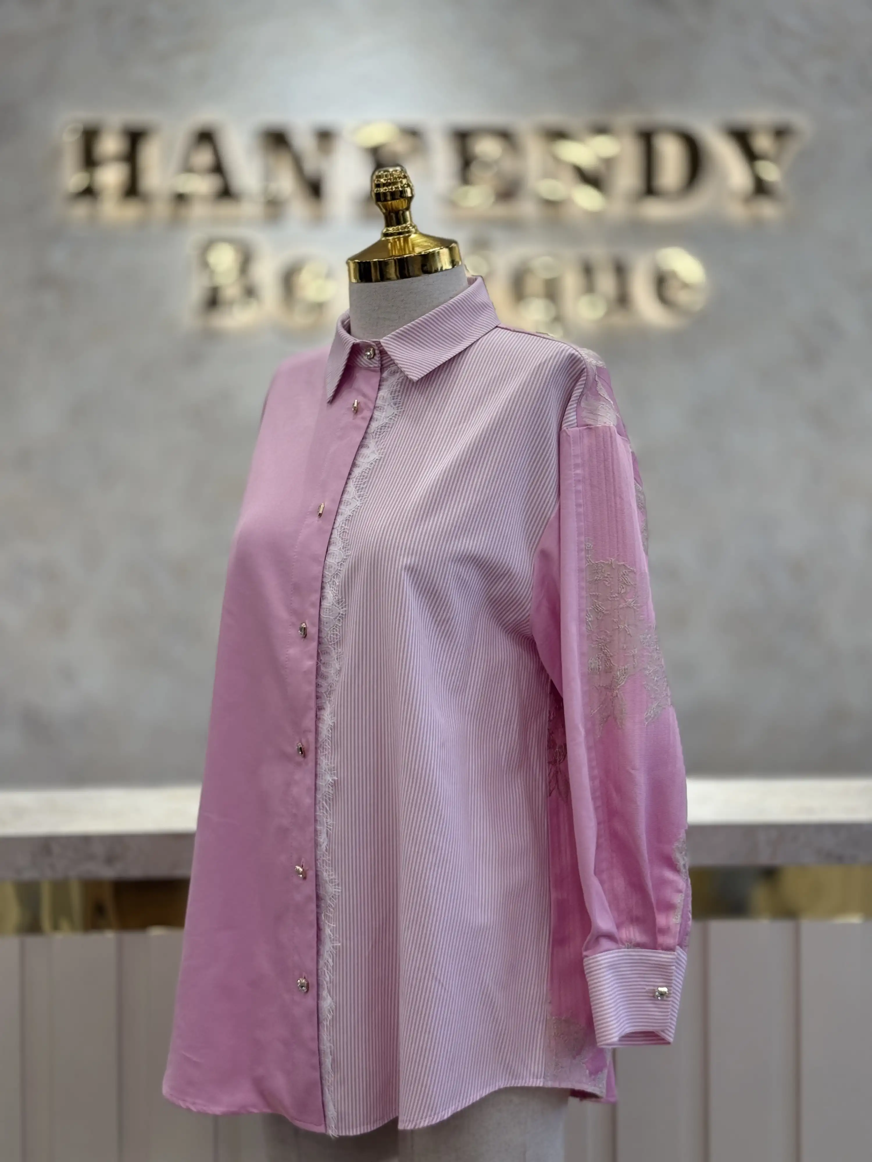 GHİSA Pembe Renk Gömlek