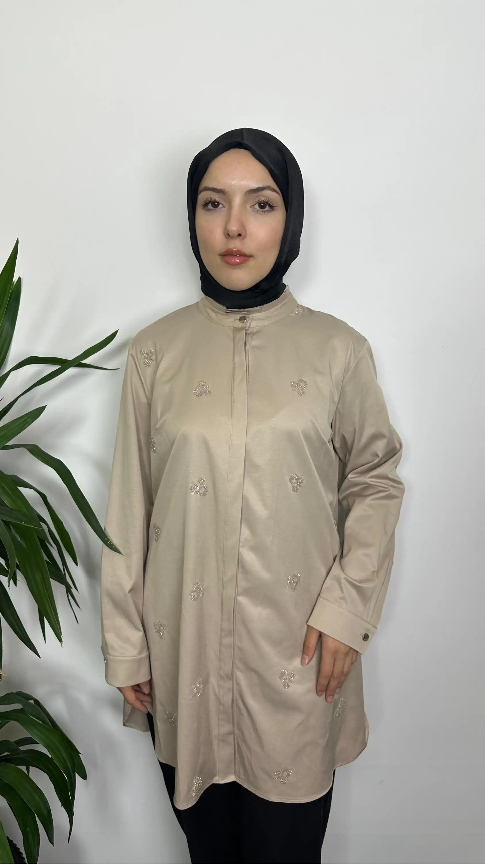 FUAT GÜRŞEN Camel Renk Tunik