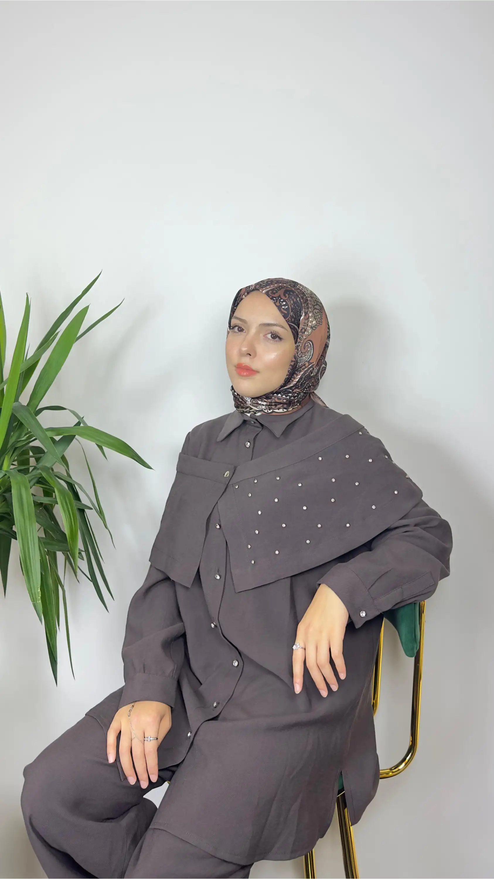 FUAT GÜRŞEN Kahve Renk Takım