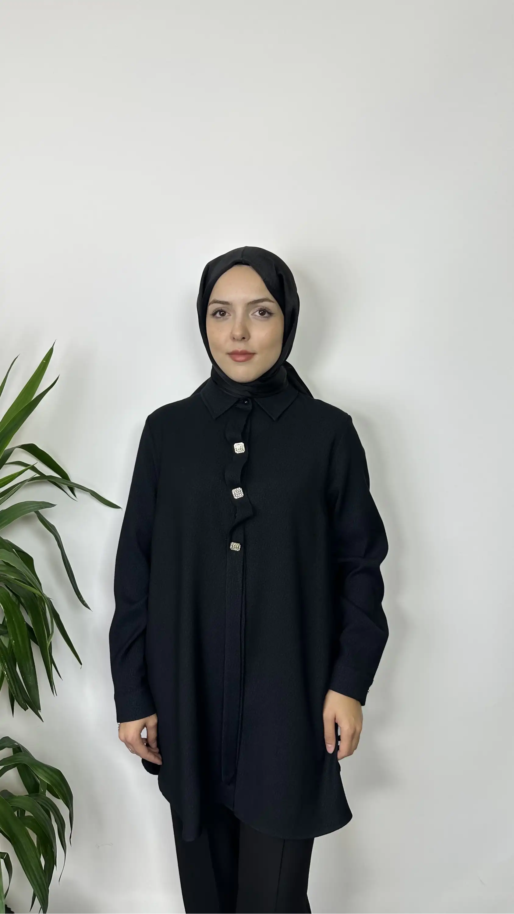 FUAT GÜRŞEN Siyah Renk Tunik