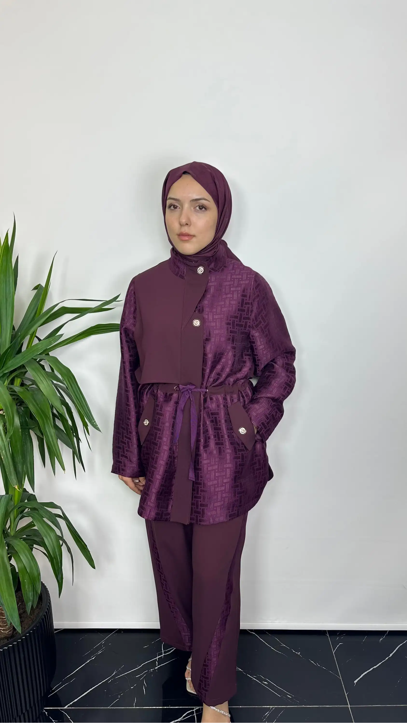 GHIİSA Mürdüm Renk Takım