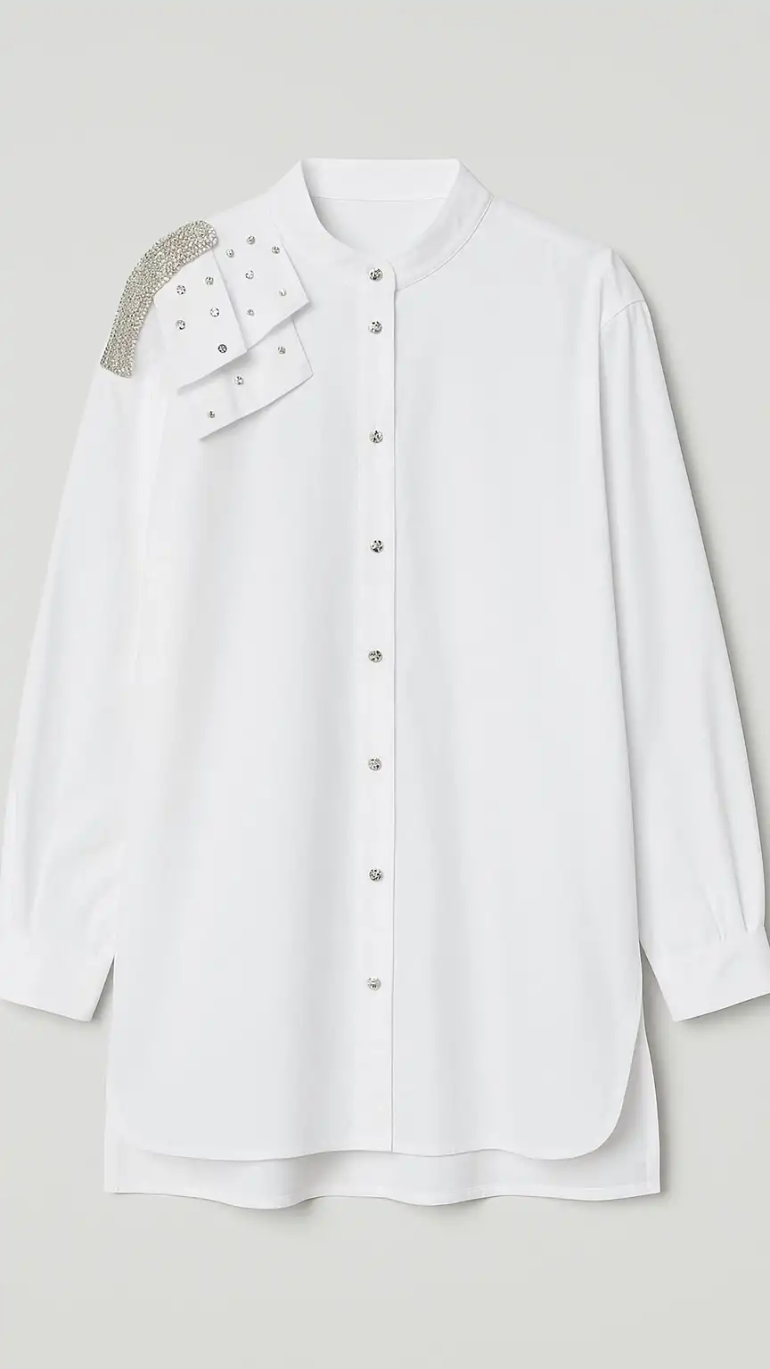 GHISA Beyaz Gömlek