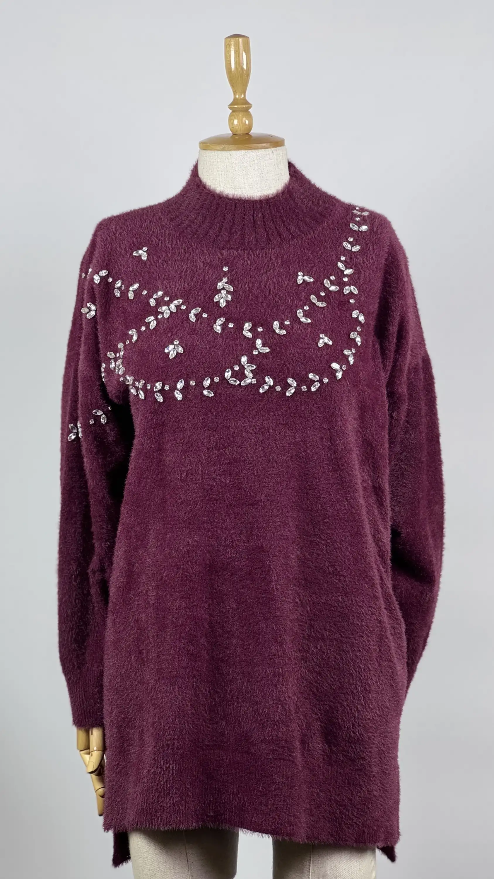 NUSS Bordo Renk Tunik