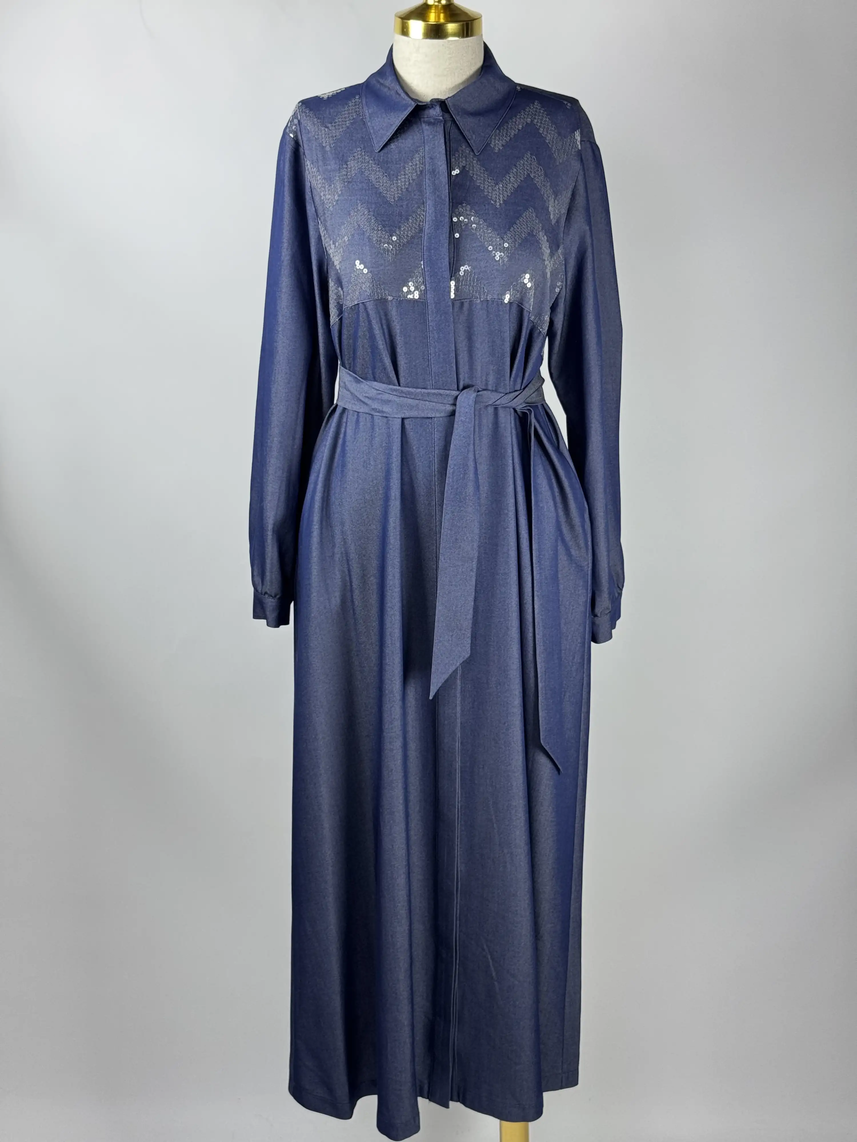 NUSS Denim Renk Elbise