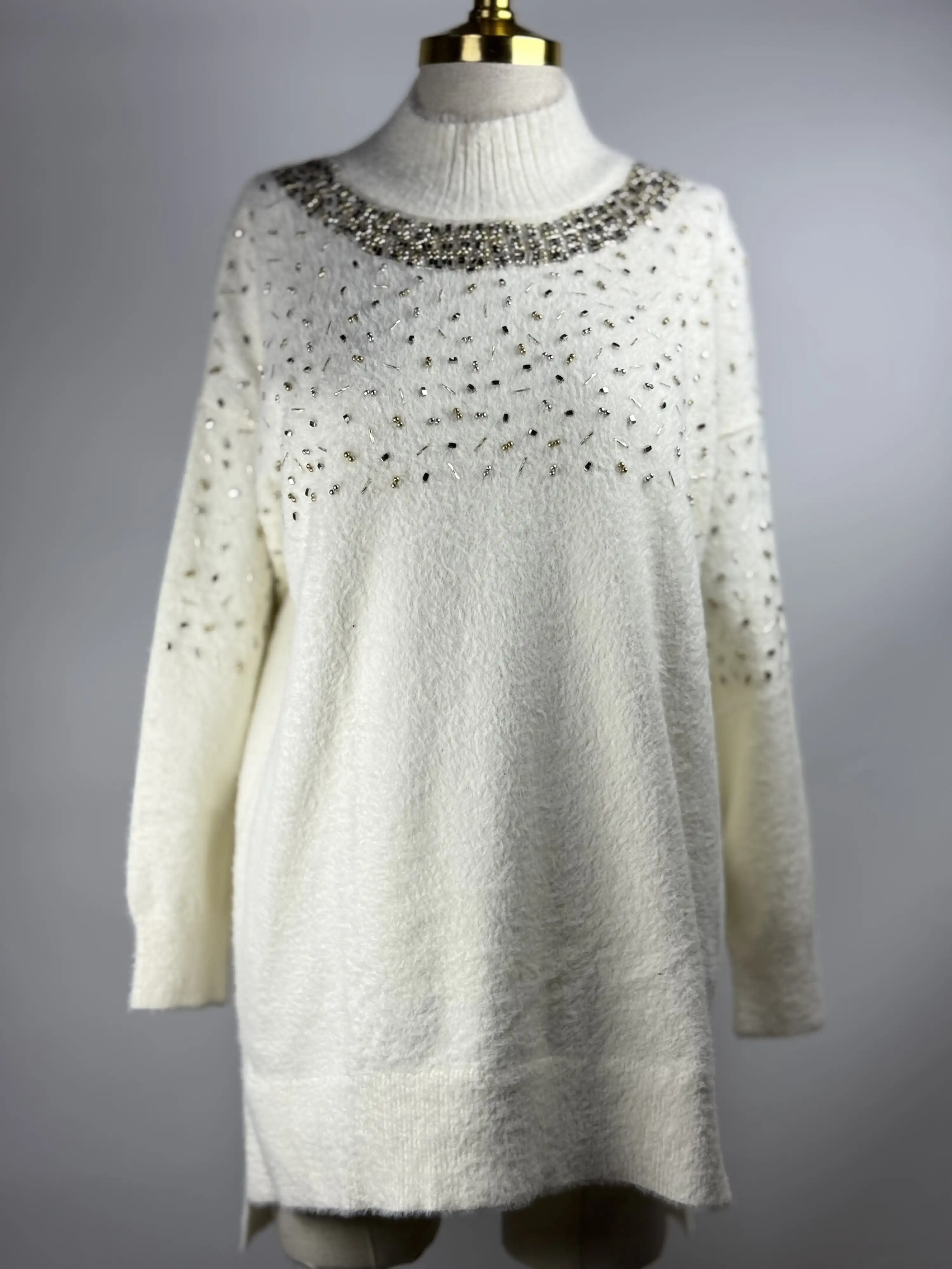 NUSS Ekru Renk Kazak