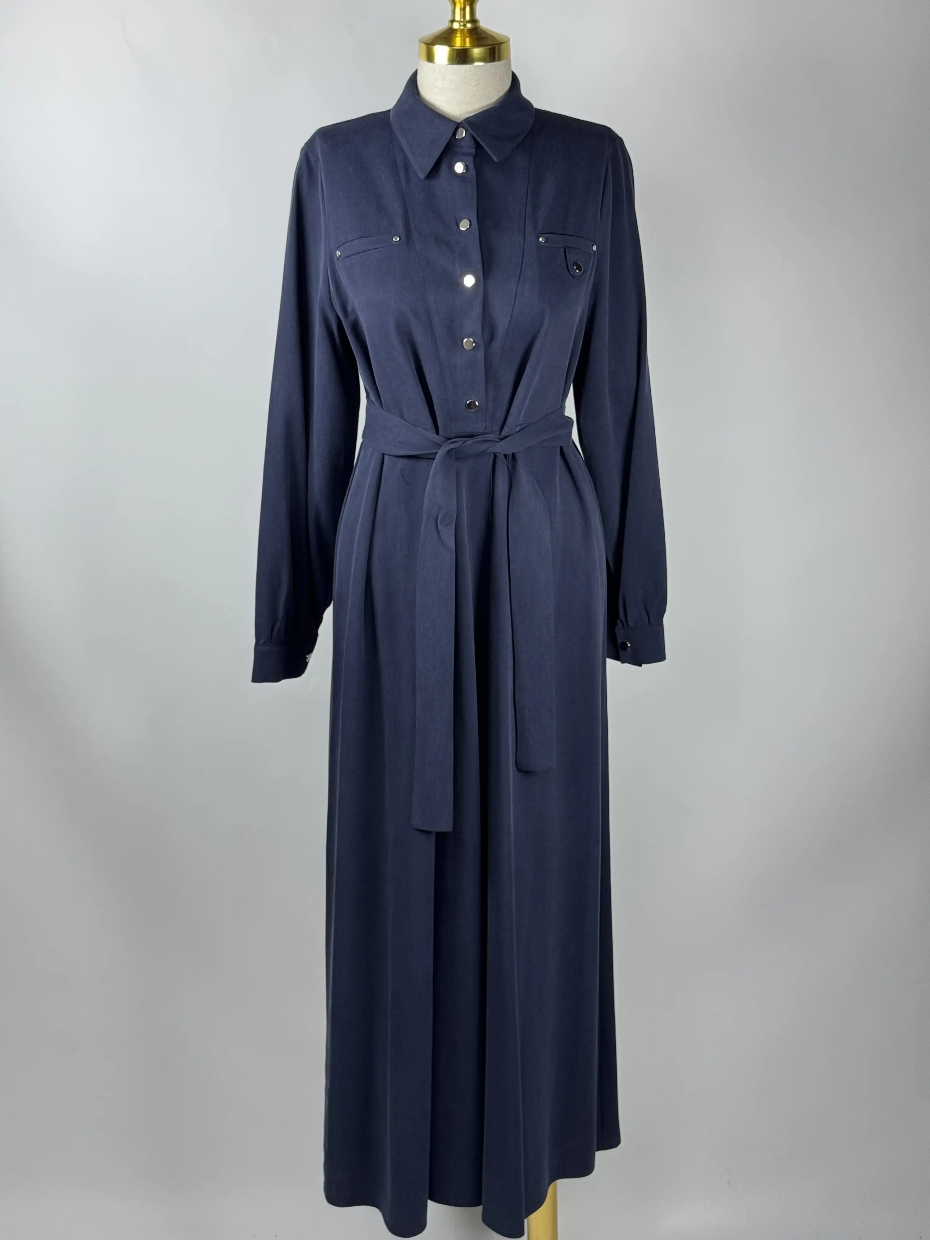 NUSS Lacivert Renk Elbise