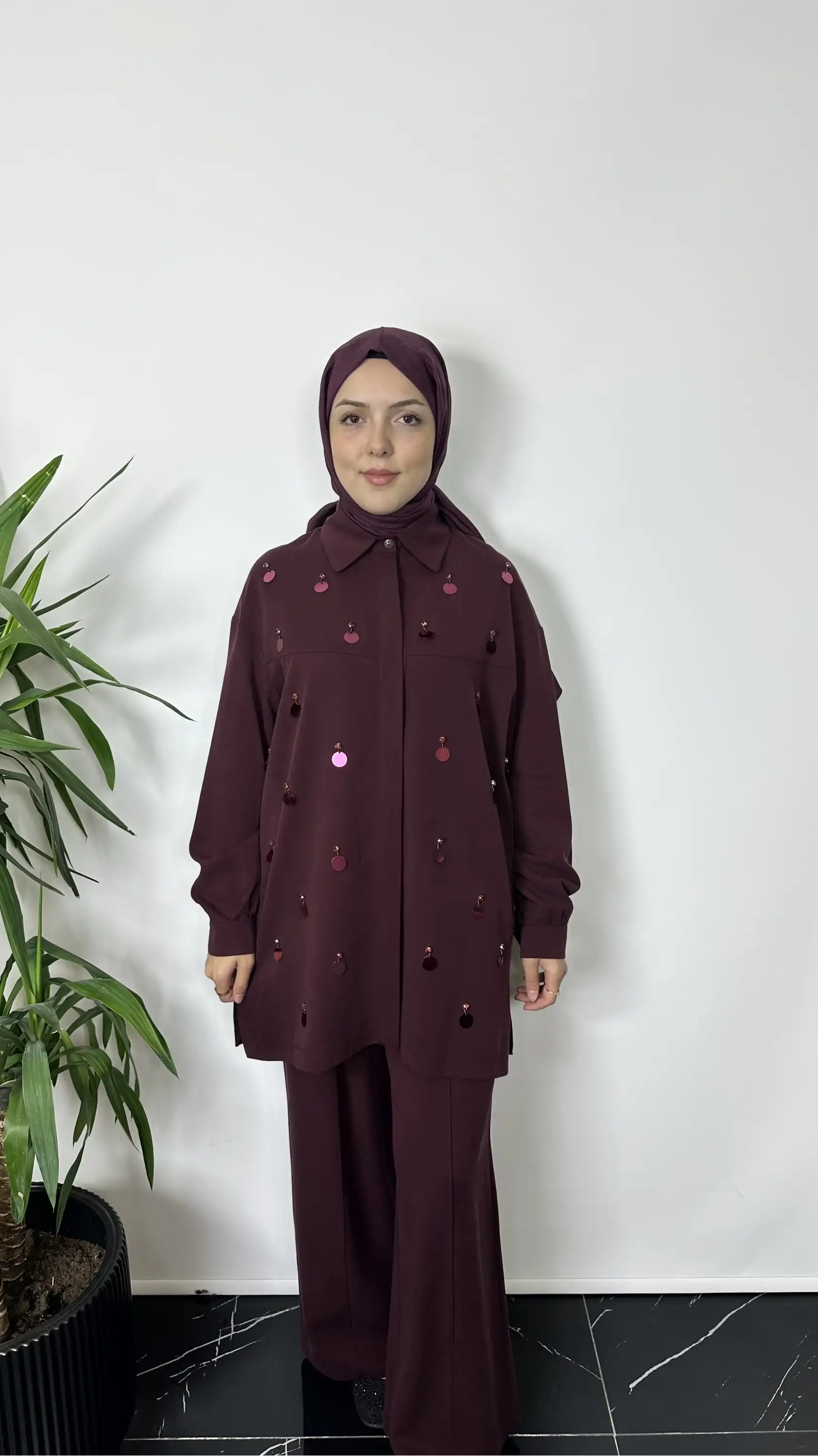 NUSS Mürdüm Renk Takım