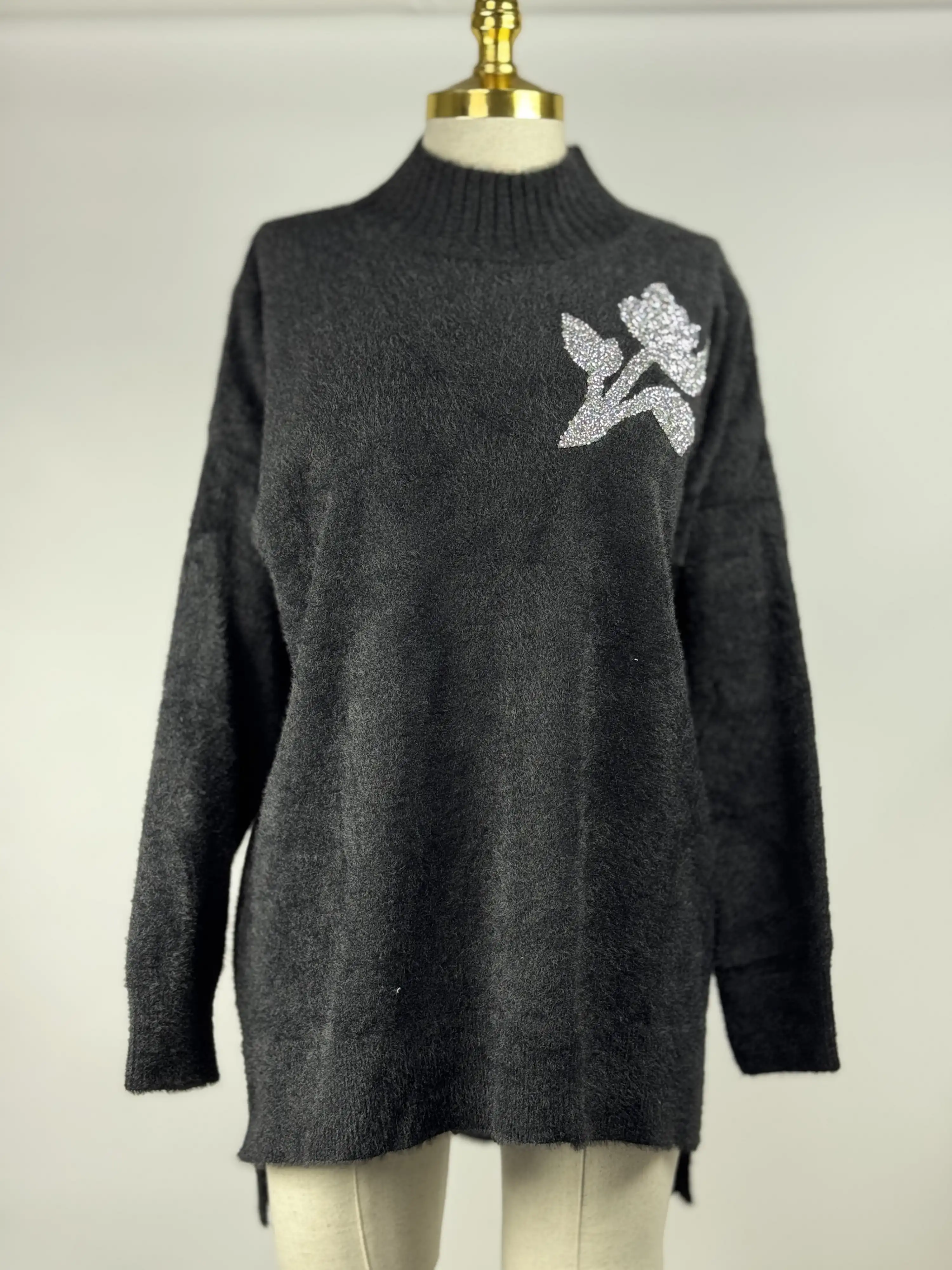 NUSS Siyah Renk Kazak