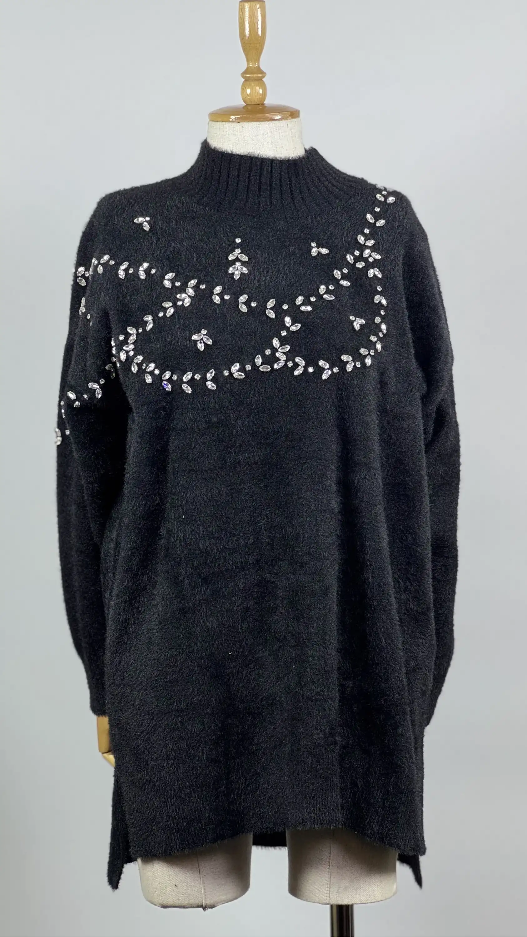 NUSS Siyah Renk Tunik