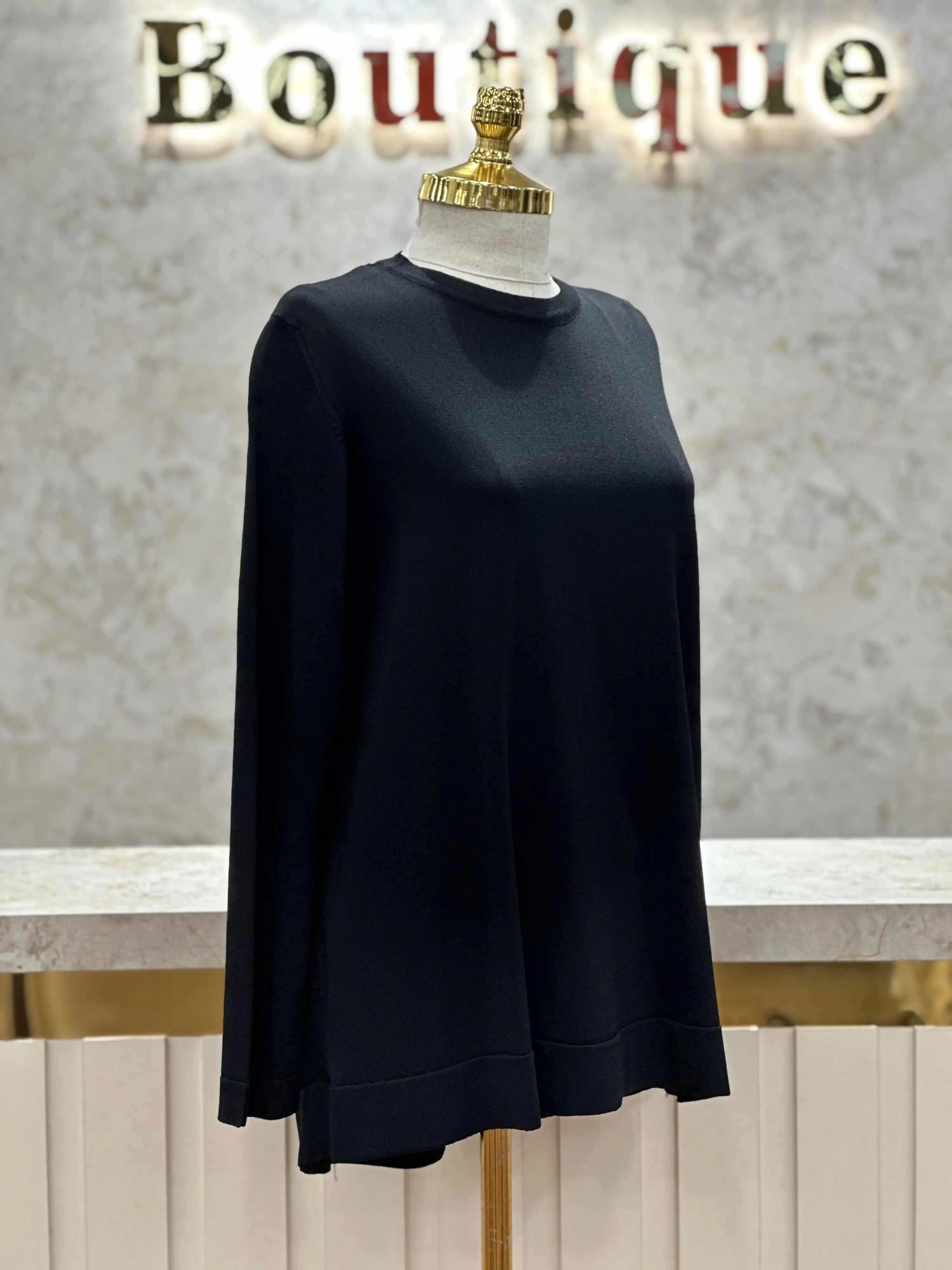 NUSS Siyah Renk Tunik