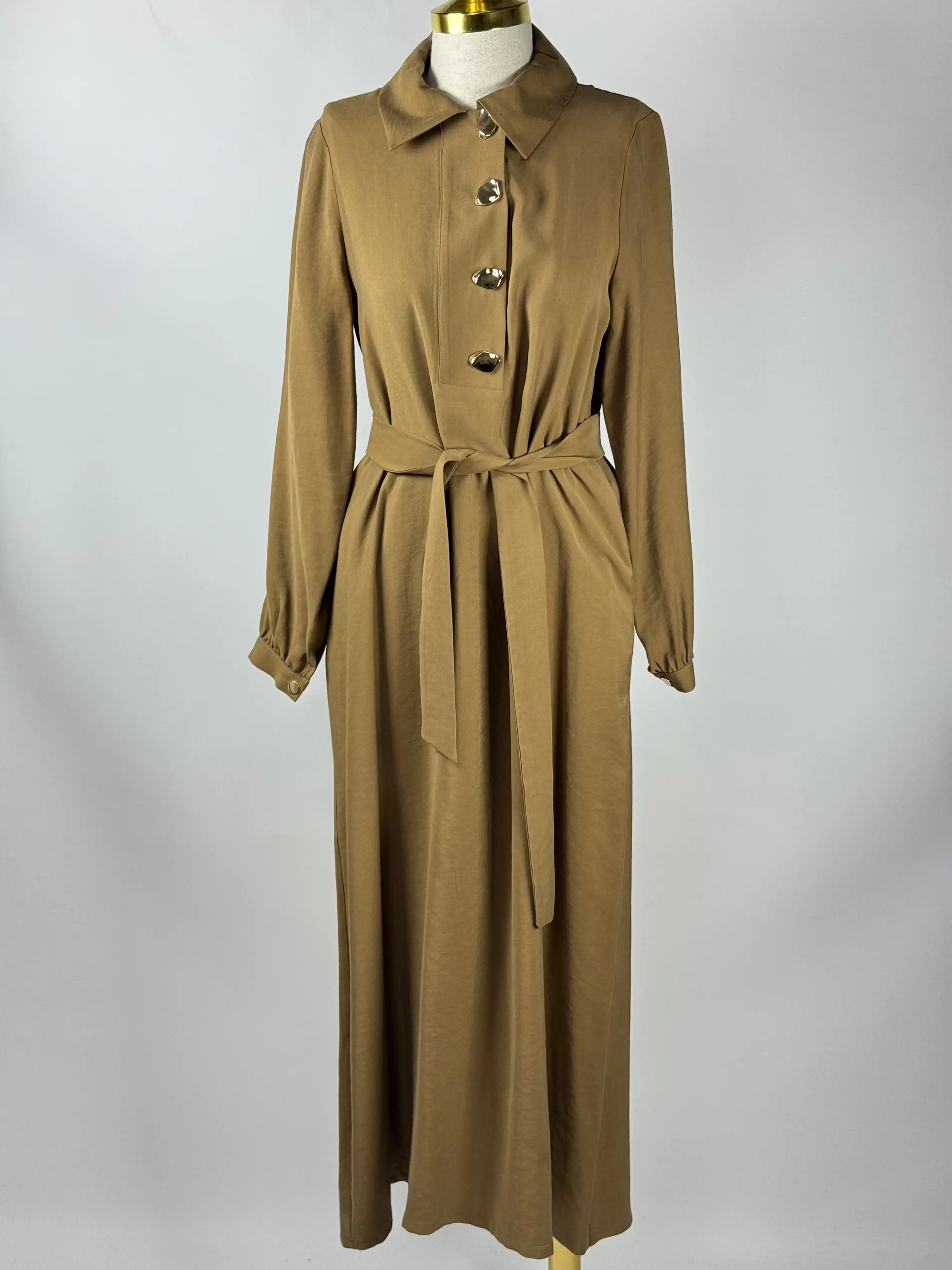 NUSS Taba Renk Elbise