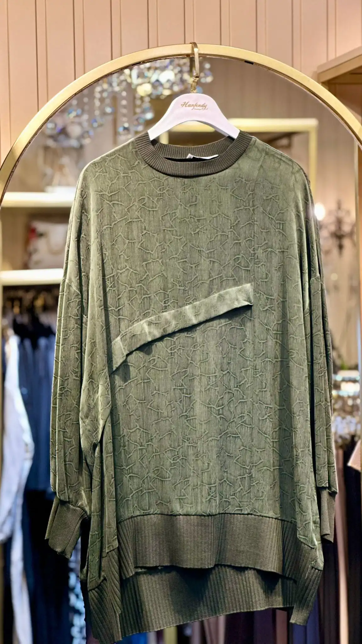 NUSS Yeşil Renk Tunik