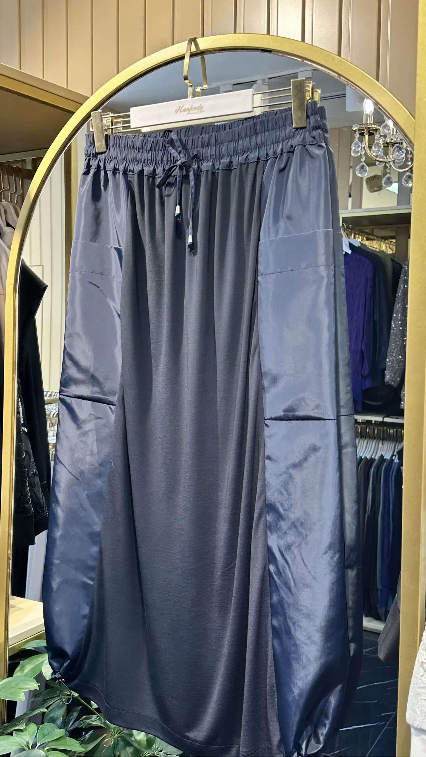 SENTEZ Lacivert Renk Nuve Balon Etek