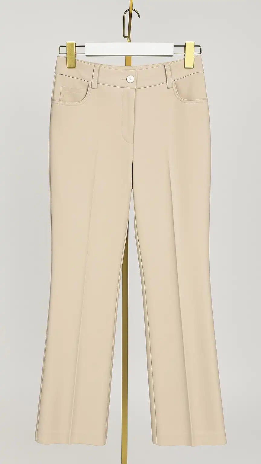 SENTEZ Renk İspanyol Paça Pantolon