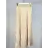 SENTEZ SZ-5443-T Taş Renk Saten Kırıştırma Etek