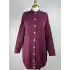 NUSS NS-26K7007-B Bordo Renk Hırka