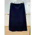 SENTEZ SZ-5453-L LACİVERT SÜET PARÇALI ETEK