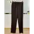 SENTEZ SZ-5616-K Kahve Renk Elisse Büyük Beden Pantolon
