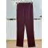SENTEZ SZ-5616-B Bordo Renk Elisse Büyük Beden Pantolon