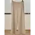 SENTEZ Bej Renk Colmar Beli Lastikli Geniş Paça Pantolon