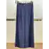 SENTEZ Blue Renk Abelia Kısa Geniş Paça Pantolon