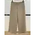 SENTEZ SZ-5565-B BEJ QUEEN KISA GENİŞ PAÇA PANTOLON