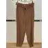 SENTEZ SZ-5637-C Camel Renk Sidney Önü Arkası Nevlülü Pantolon