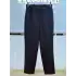 SENTEZ SZ-5514-K Kahve Renk Beli Lastikli İnce Duble Paça Pantolon