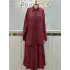 GHİSA GH-3611T94427-B Bordo Renk Keten Takım