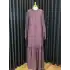 NUSS NS-26Y2026-B Bordo Renk Elbise